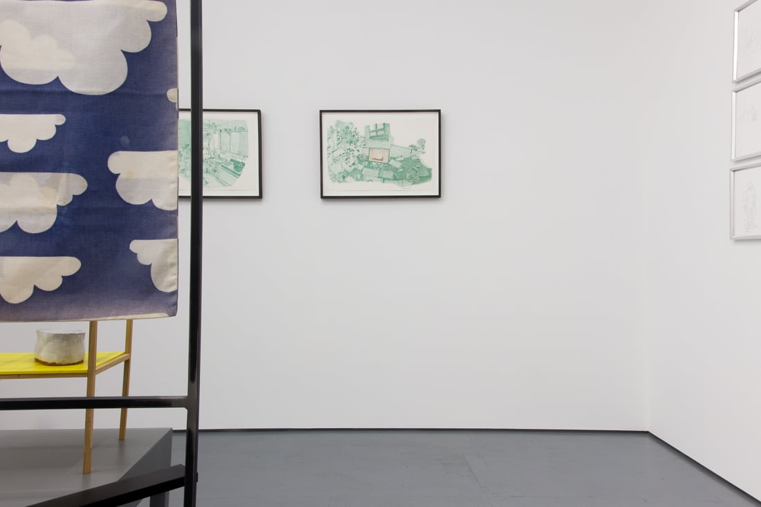  Installation view of the exhibition Stupid Cartoons at Transmitter 