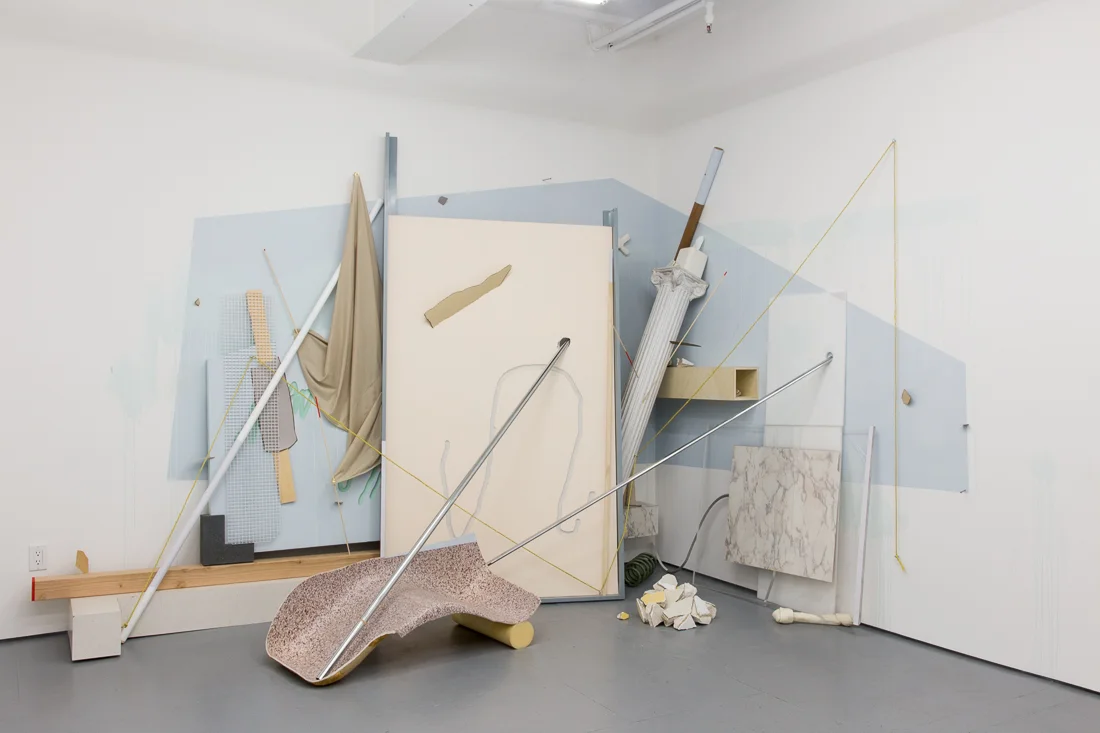 Installation view of the exhibition Faulted Valley Fog at Transmitter