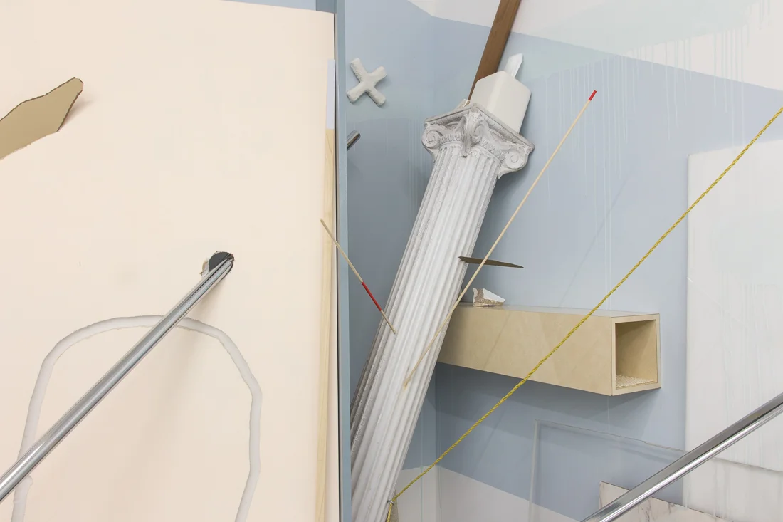 Installation view of the exhibition Faulted Valley Fog at Transmitter