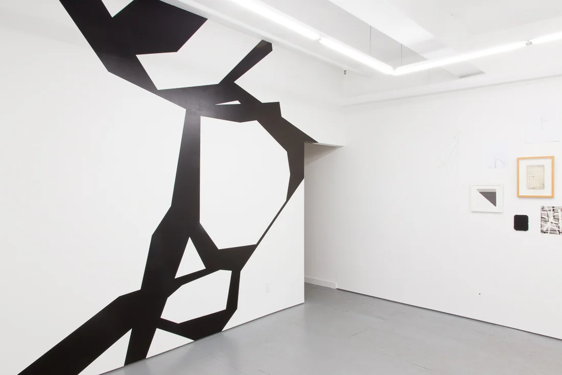 Installation view of the exhibition The Black and White Show at Transmitter
