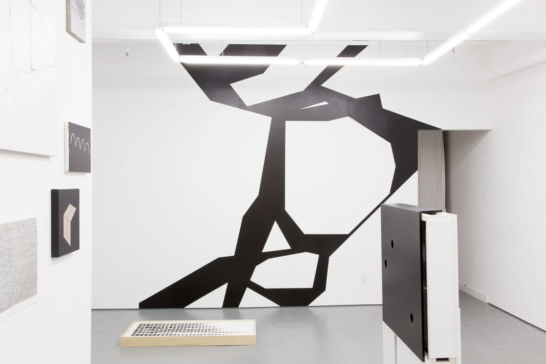 Installation view of the exhibition The Black and White Show at Transmitter