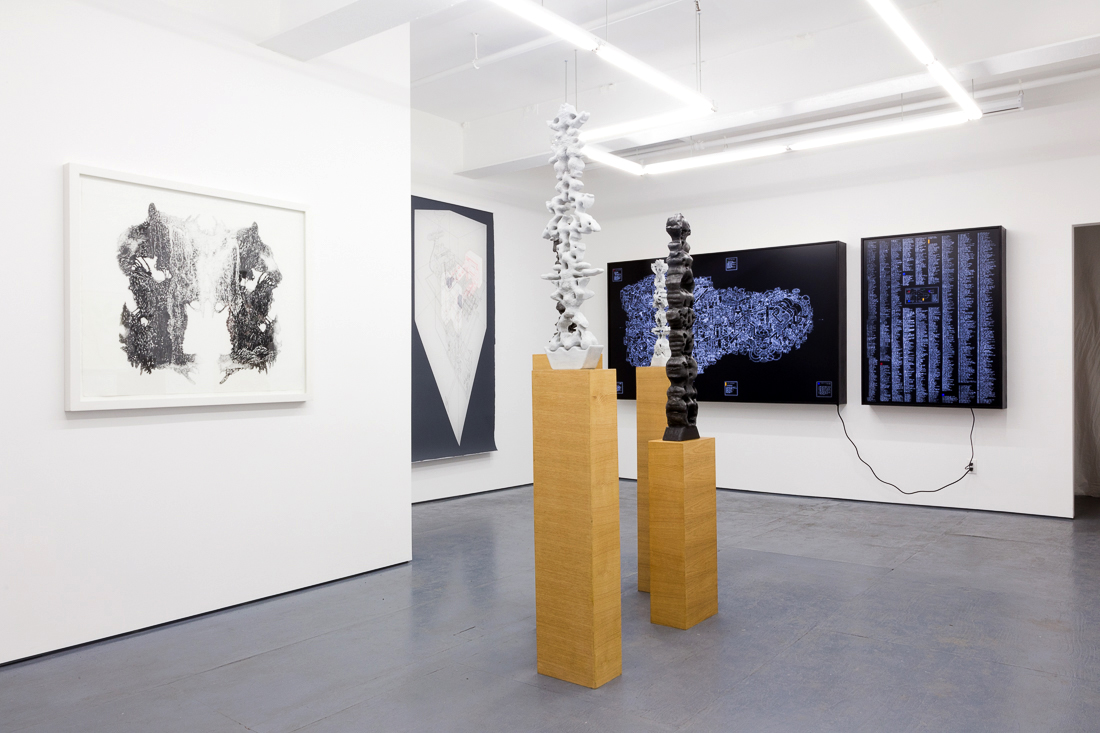  Installation view of the exhibition Remainders by Justin Amrhein and Colette Robbins at Transmitter 