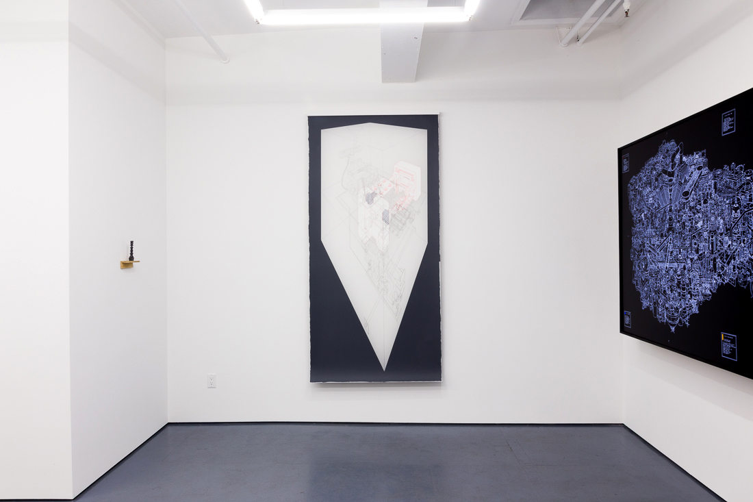  Installation view of the exhibition Remainders by Justin Amrhein and Colette Robbins at Transmitter 