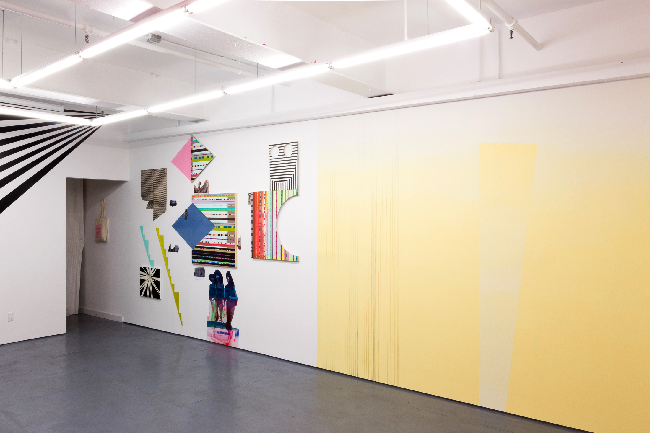  Installation view of Abstract Wall Painting III at Transmitter 