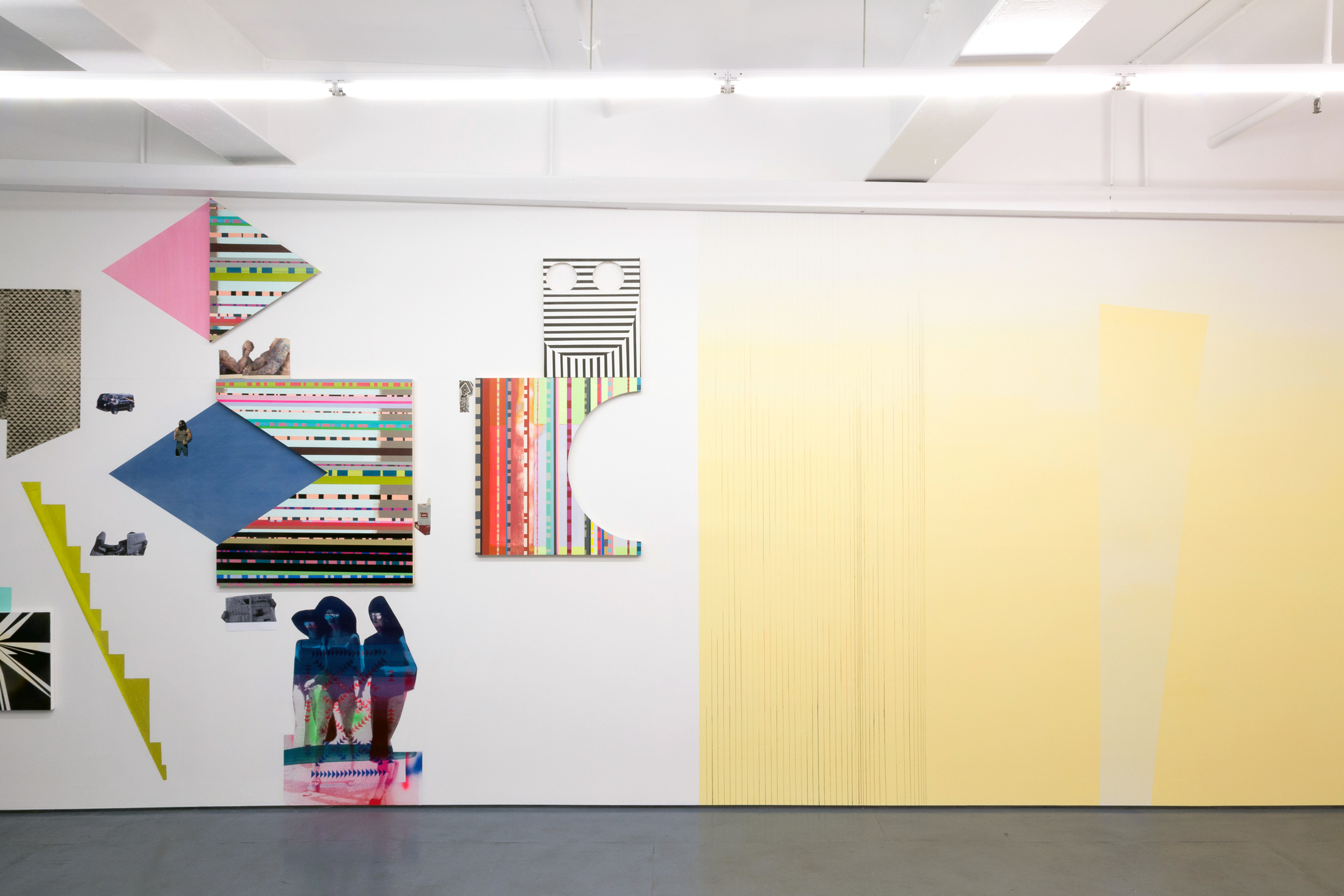  Installation view of Abstract Wall Painting III at Transmitter 