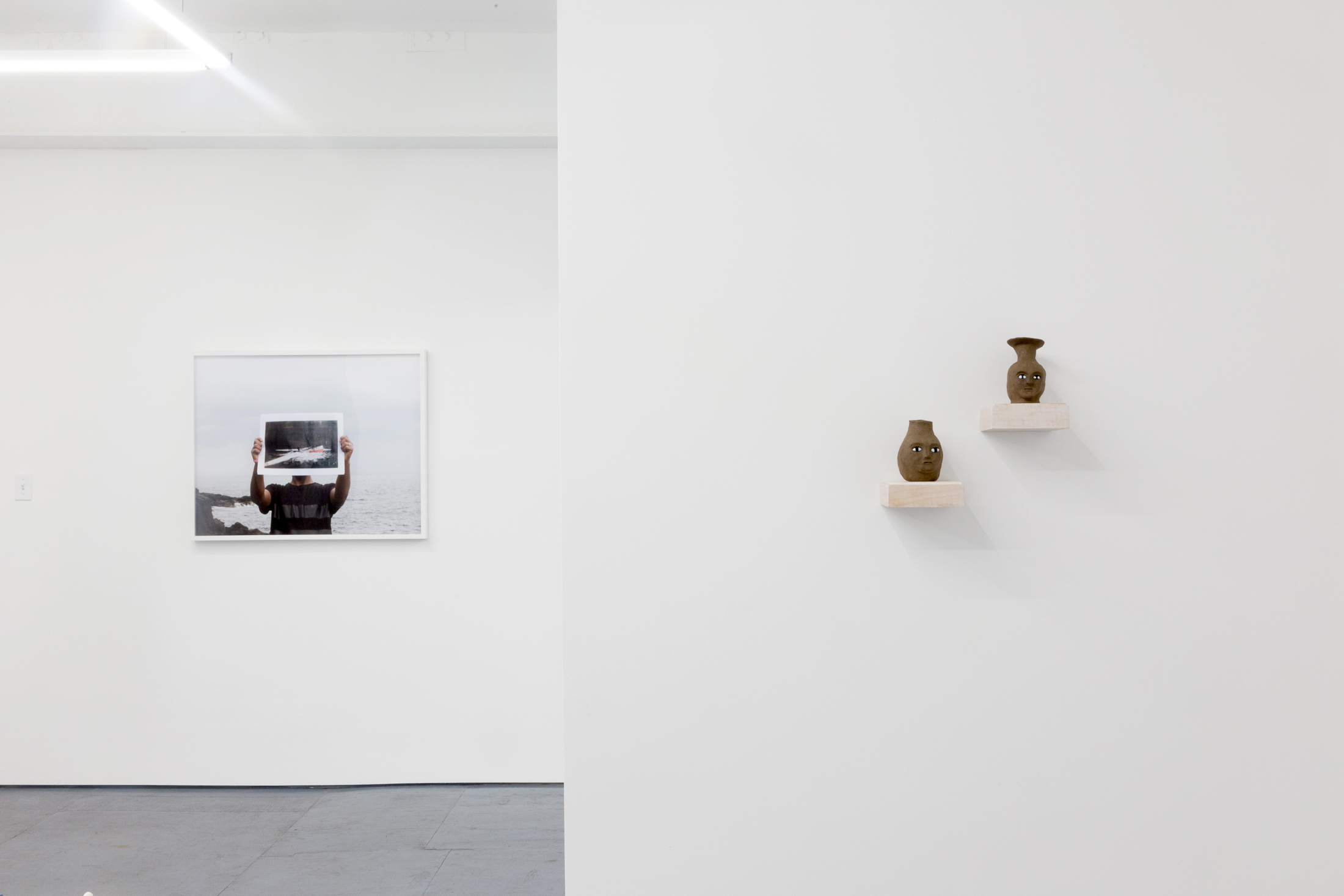 Installation view of the exhibition In Search Of by Aidan Koch and Dawit L. Petros at Transmitter 