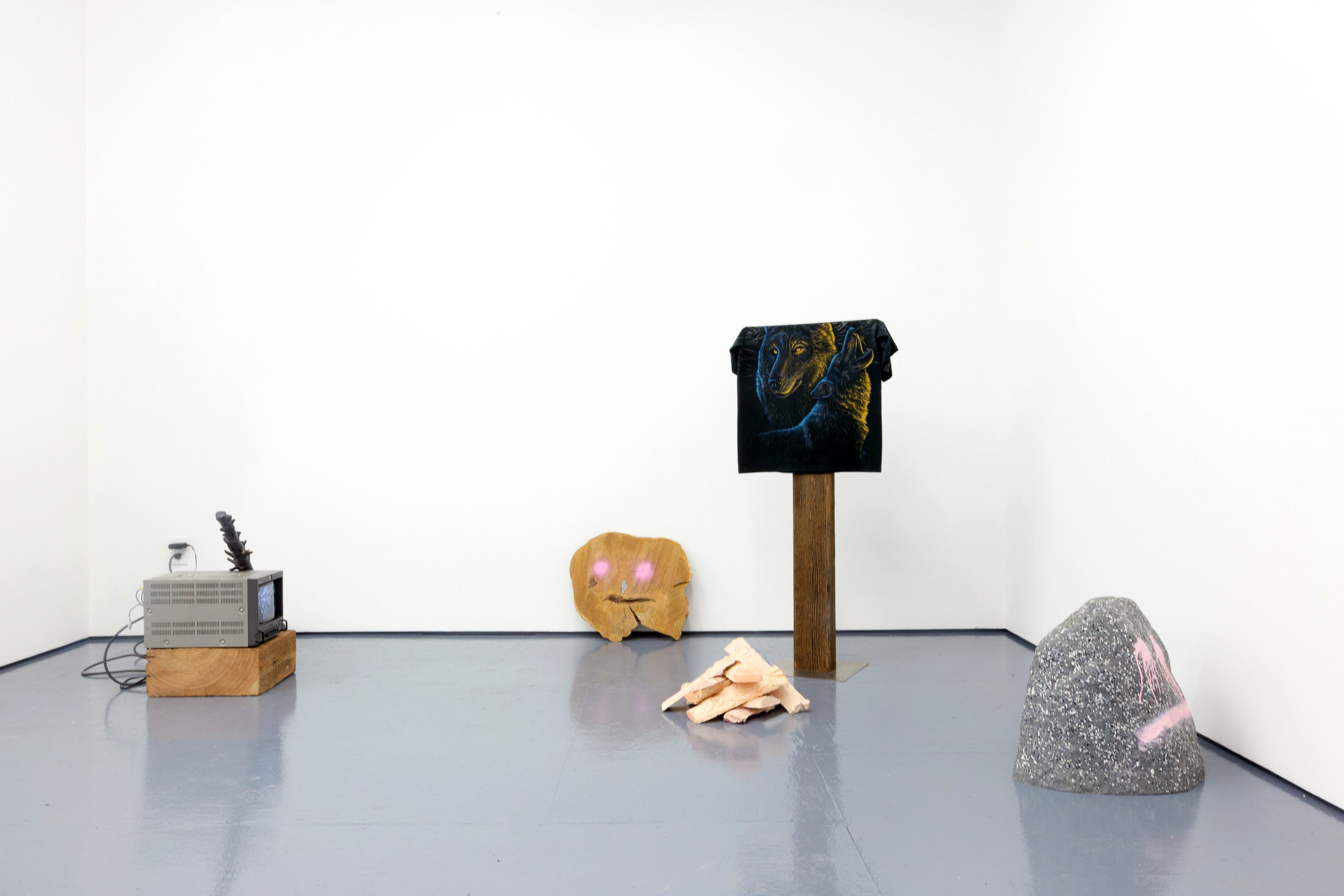  Installation view of the exhibition Run for Your Life by Guy Nelson at Transmitter 