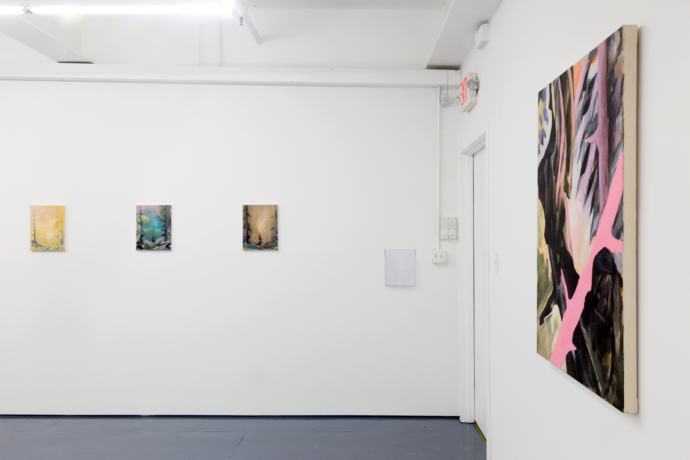  Installation view of the exhibition Run for Your Life by Guy Nelson at Transmitter 