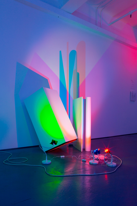  Installation view of the exhibition Day for Night by Lindsay Packer at Transmitter 