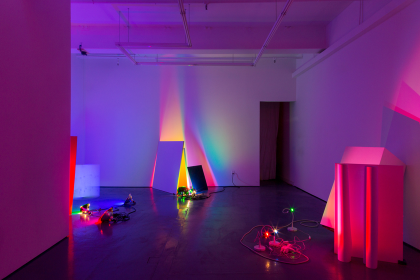  Installation view of the exhibition Day for Night by Lindsay Packer at Transmitter 