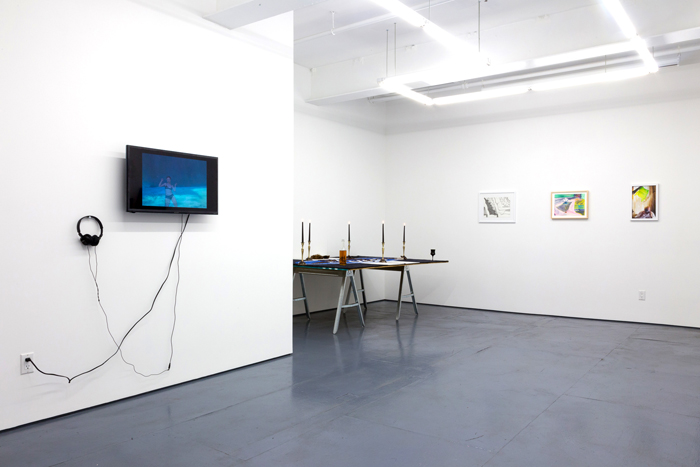  Installation view of the exhibition Quinn Likes Trucks at Transmitter 