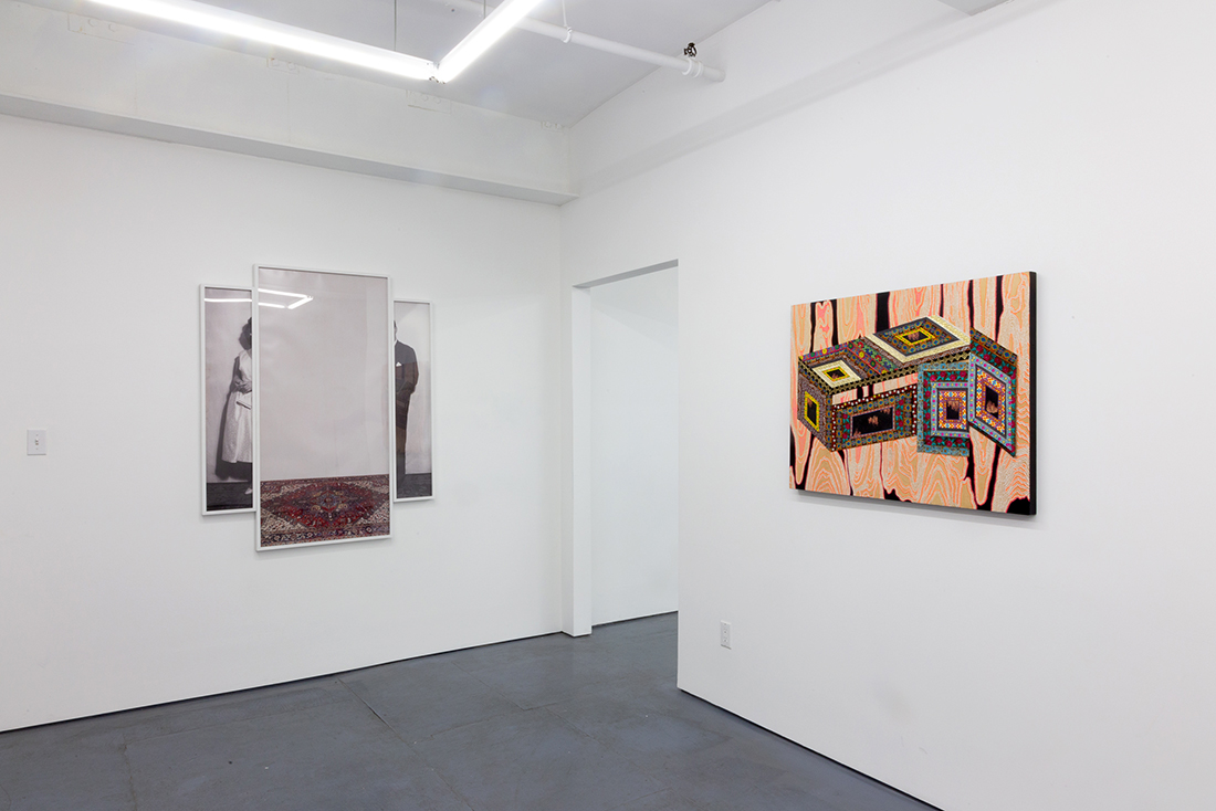  Installation view of the exhibition The Wall That Went for a Walk at Transmitter 