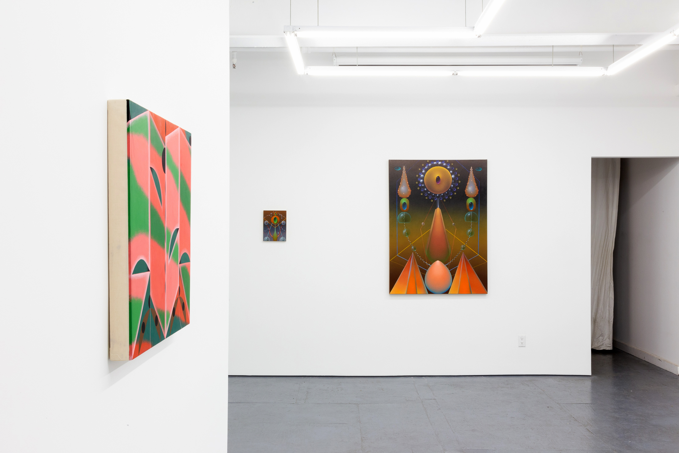  Installation view of Heed by Angela Heisch and Alessandro Keegan at Transmitter 