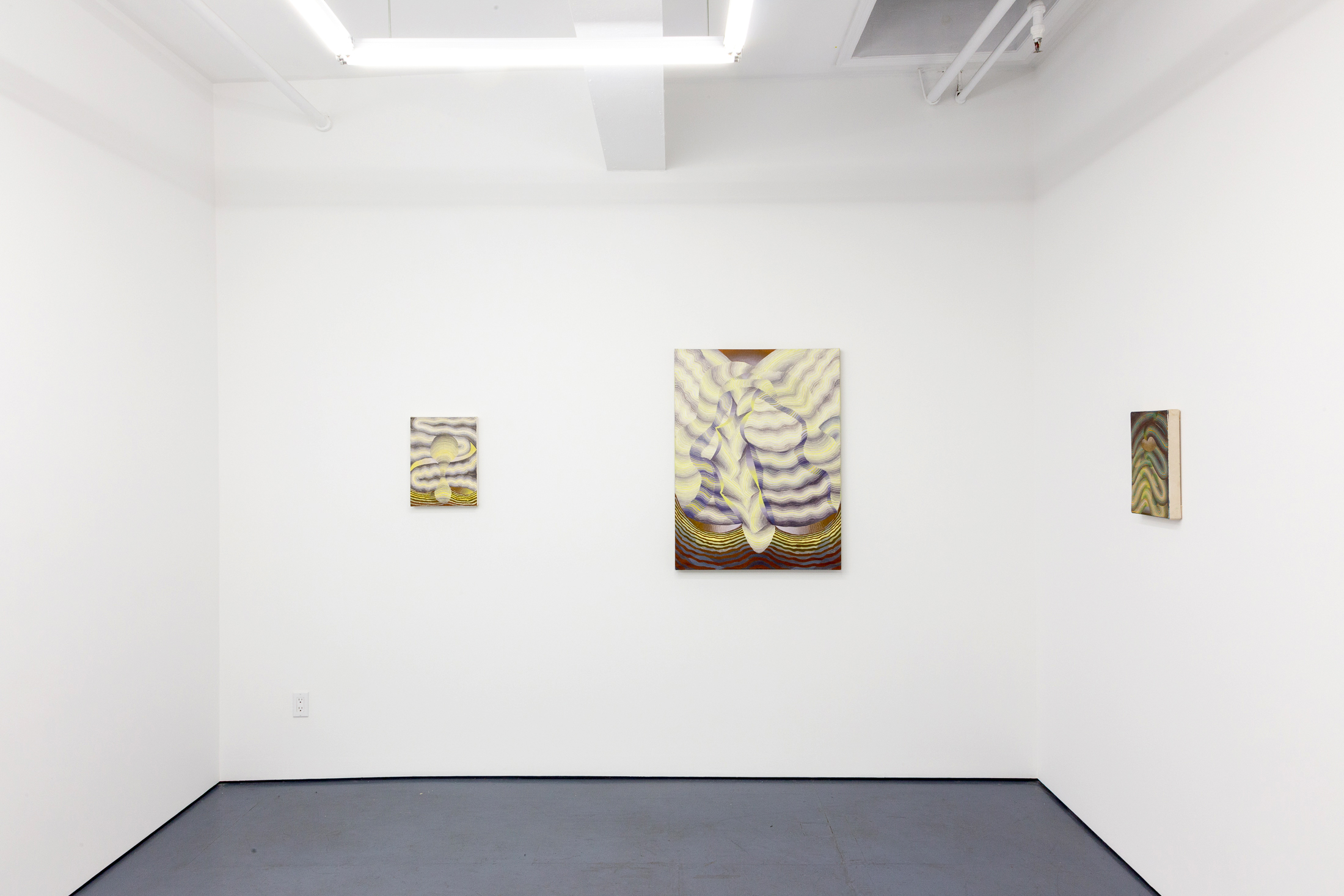  Installation view of Carbonara Sunrise by Theresa Daddezio at Transmitter 