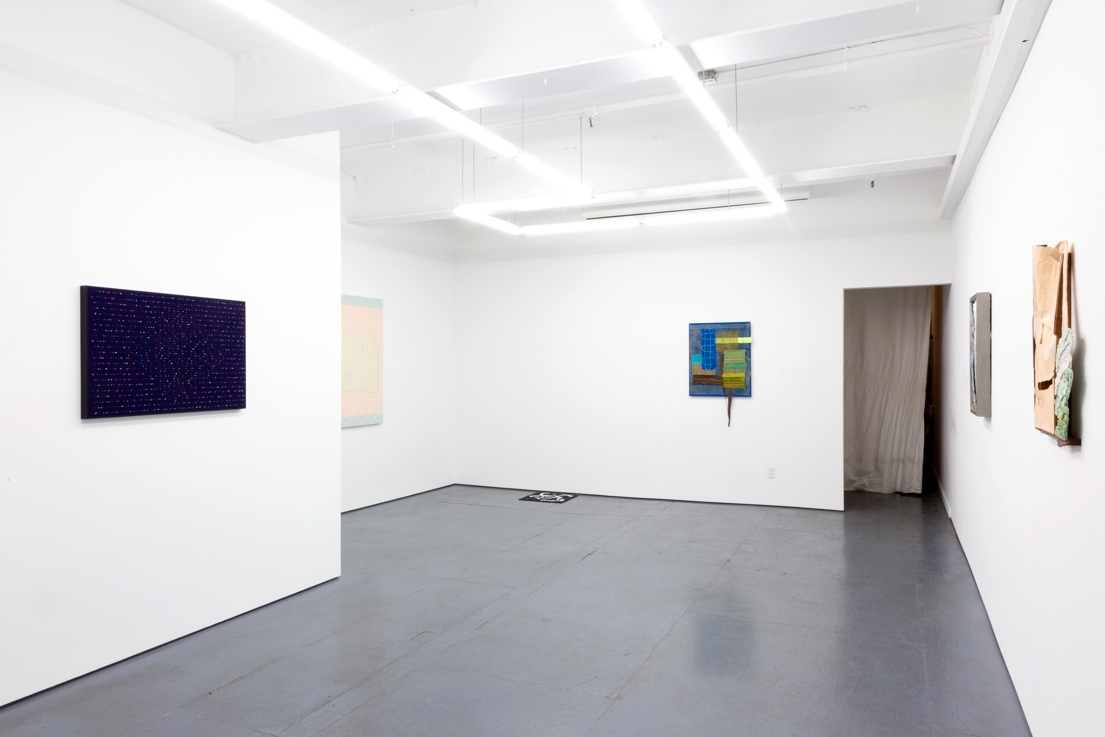  Installation view of Nestled in the Warm Embrace in “Painting” at Transmitter 