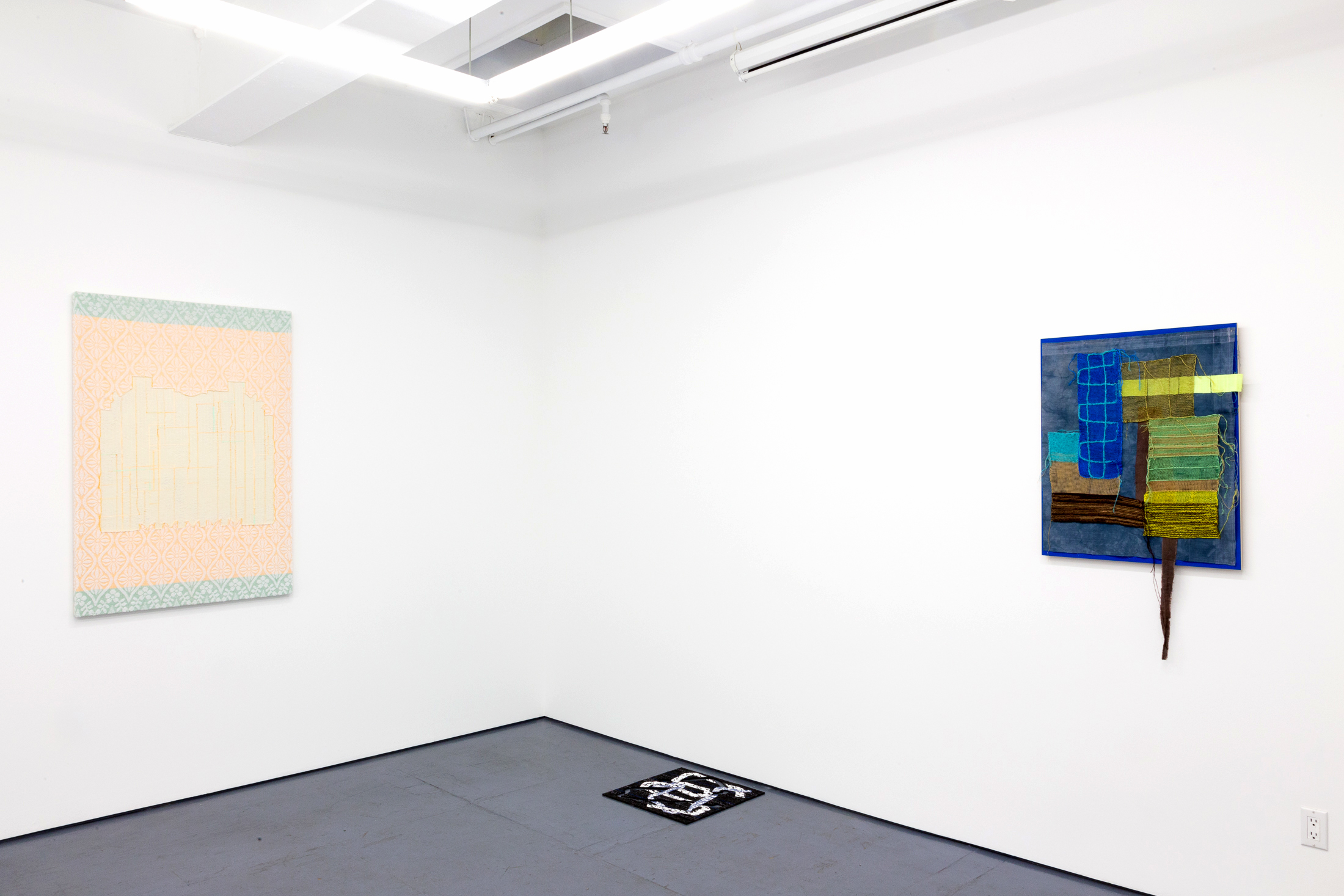  Installation view of Nestled in the Warm Embrace in “Painting” at Transmitter 