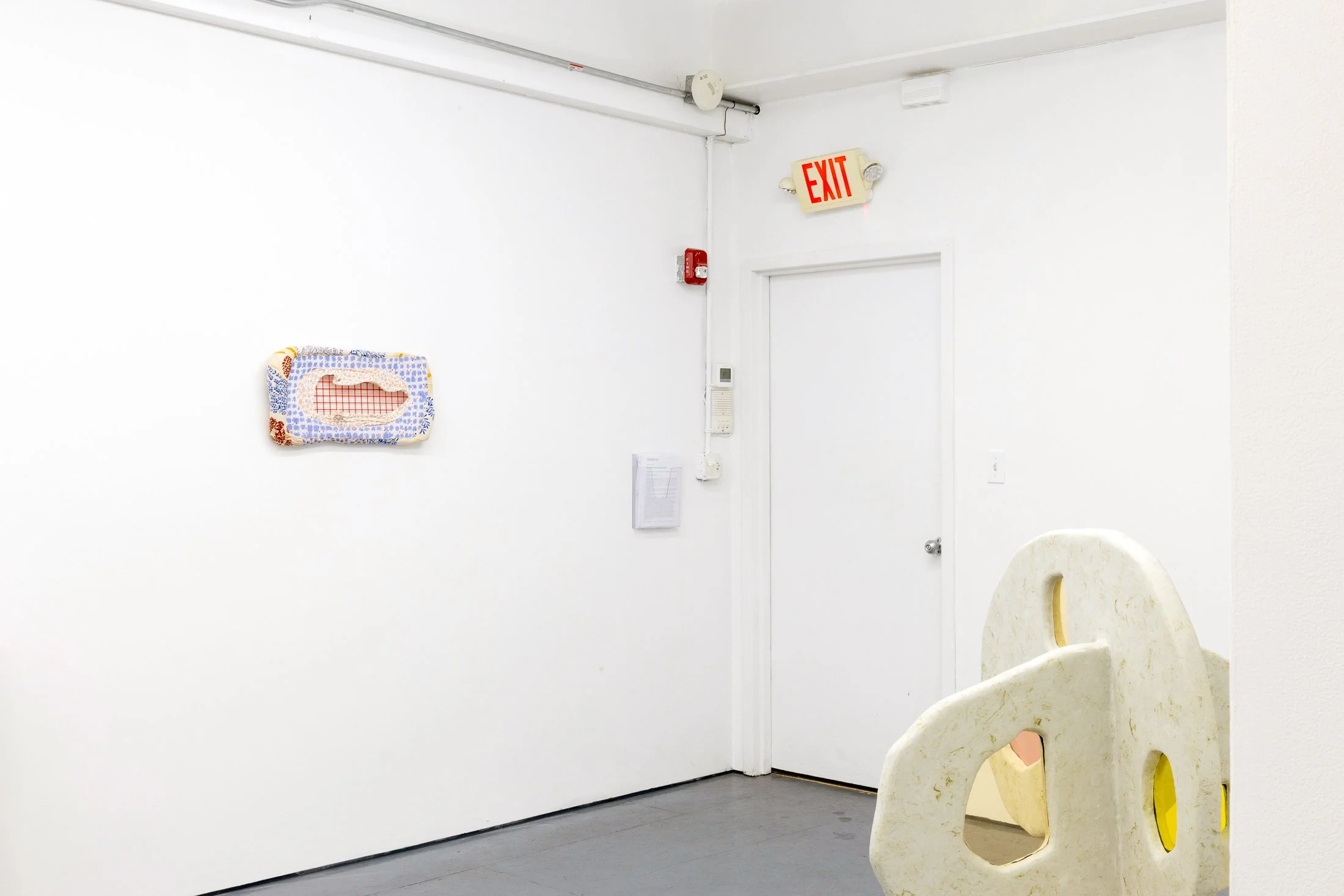  Installation of  "Do I know you from somewhere? ALISON KUDLOW - SUSAN MEYER - HANNA WASHBURN - SE YOUNG YIM," July 18–August 16, 2026. Photo by Carl Gunhouse. 