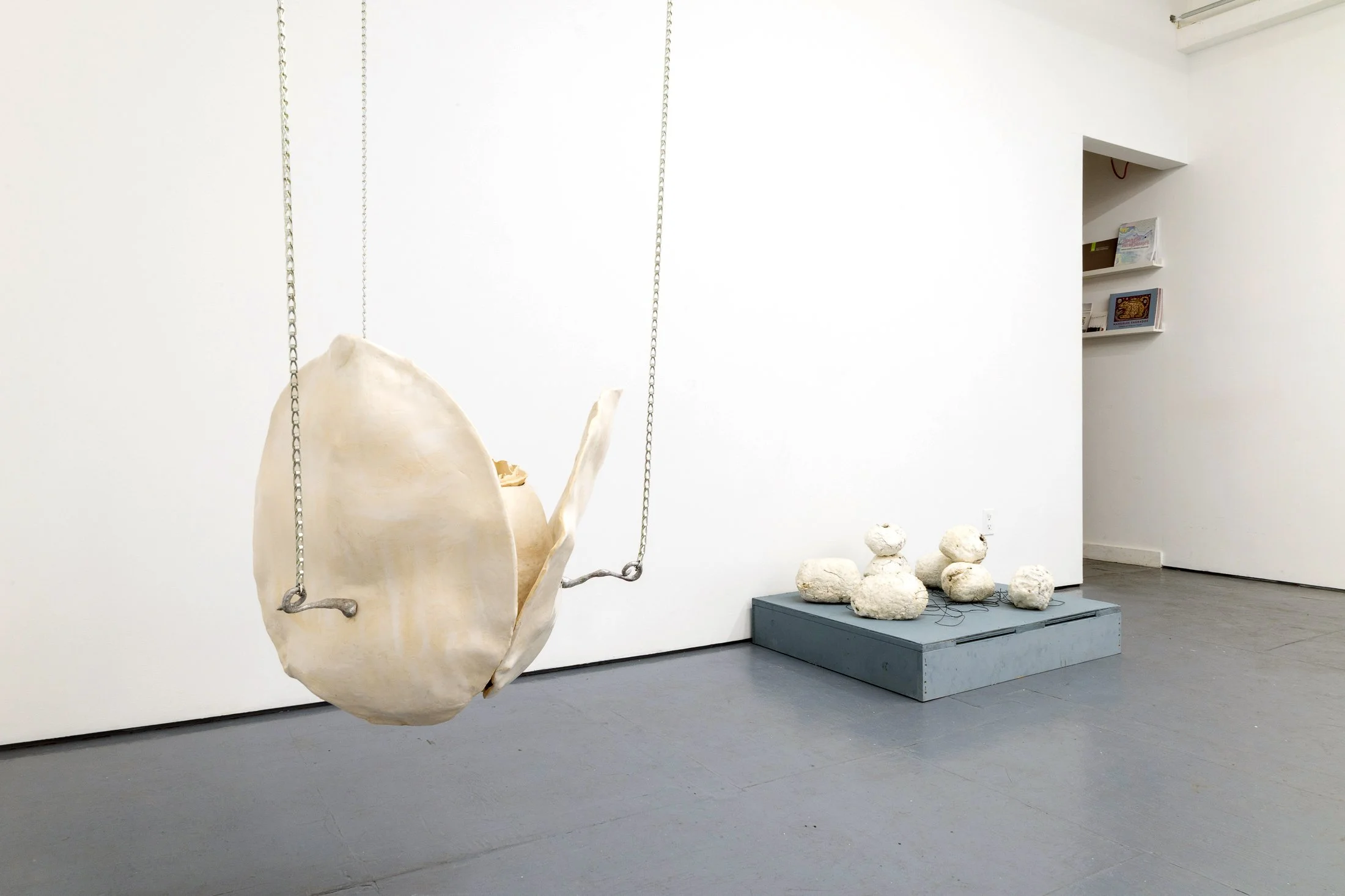  Installation of  "Do I know you from somewhere? ALISON KUDLOW - SUSAN MEYER - HANNA WASHBURN - SE YOUNG YIM," July 18–August 16, 2026. Photo by Carl Gunhouse. 