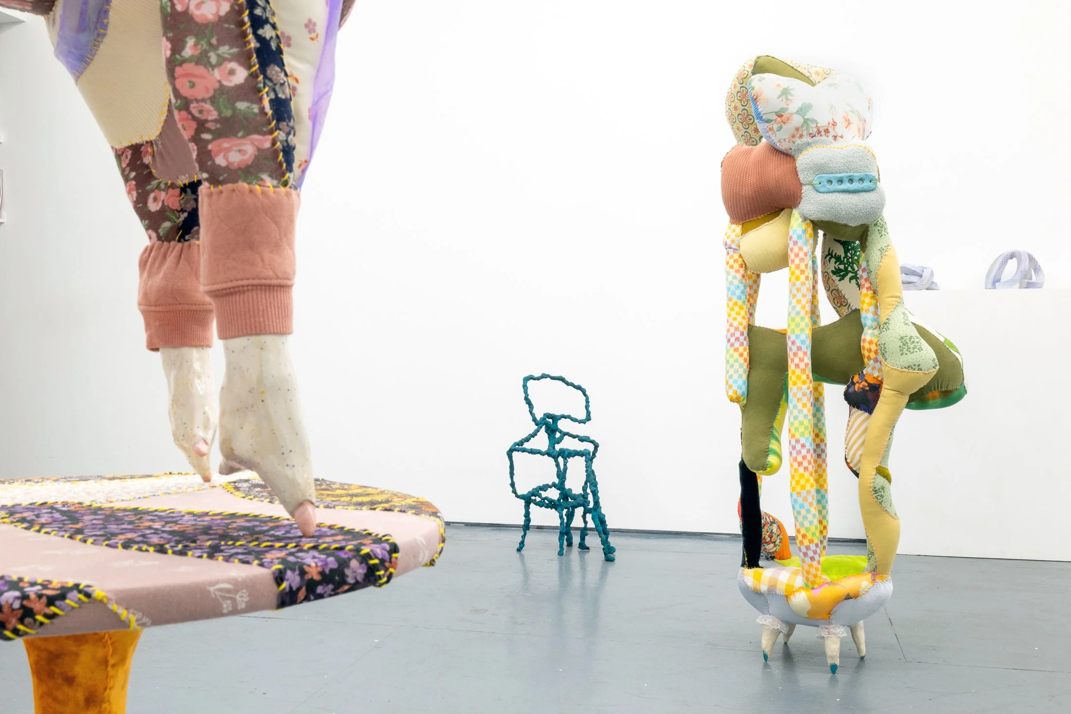  Installation of  "Do I know you from somewhere? ALISON KUDLOW - SUSAN MEYER - HANNA WASHBURN - SE YOUNG YIM," July 18–August 16, 2026. Photo by Carl Gunhouse. 