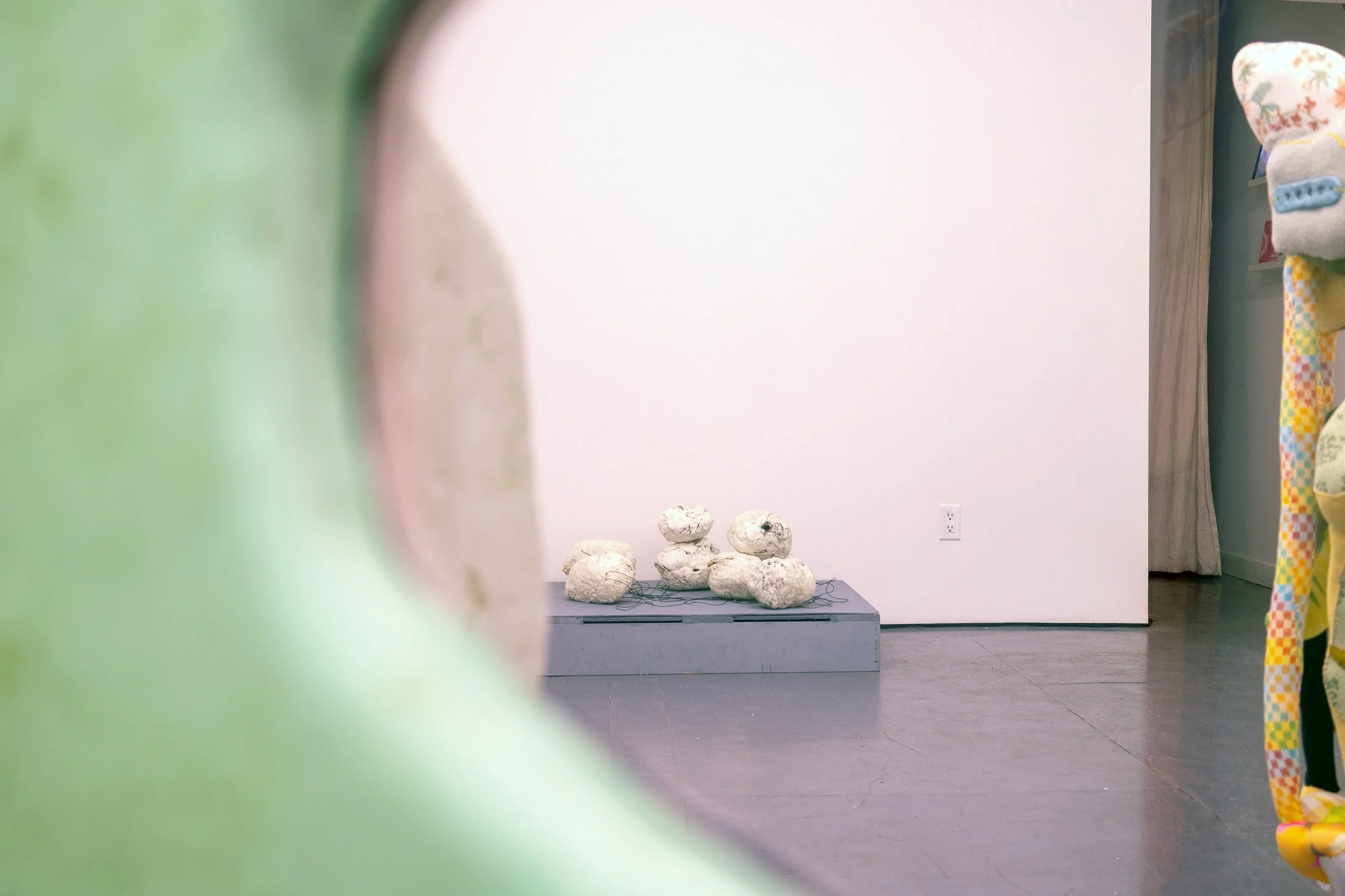 Installation of  "Do I know you from somewhere? ALISON KUDLOW - SUSAN MEYER - HANNA WASHBURN - SE YOUNG YIM," July 18–August 16, 2026. Photo by Carl Gunhouse. 