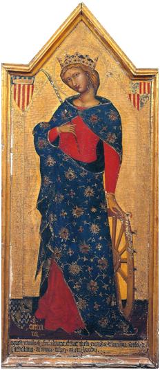 Encompassing over half of the Byzantine icons in existence, the Sinai collections represent every other iconographic stylistic period as well. This portable icon was a gift from Catalonia in 1387, the work of Martin da Vilanova. It is on display in the Monasery Treasury. (Bruce M. White Photography)
