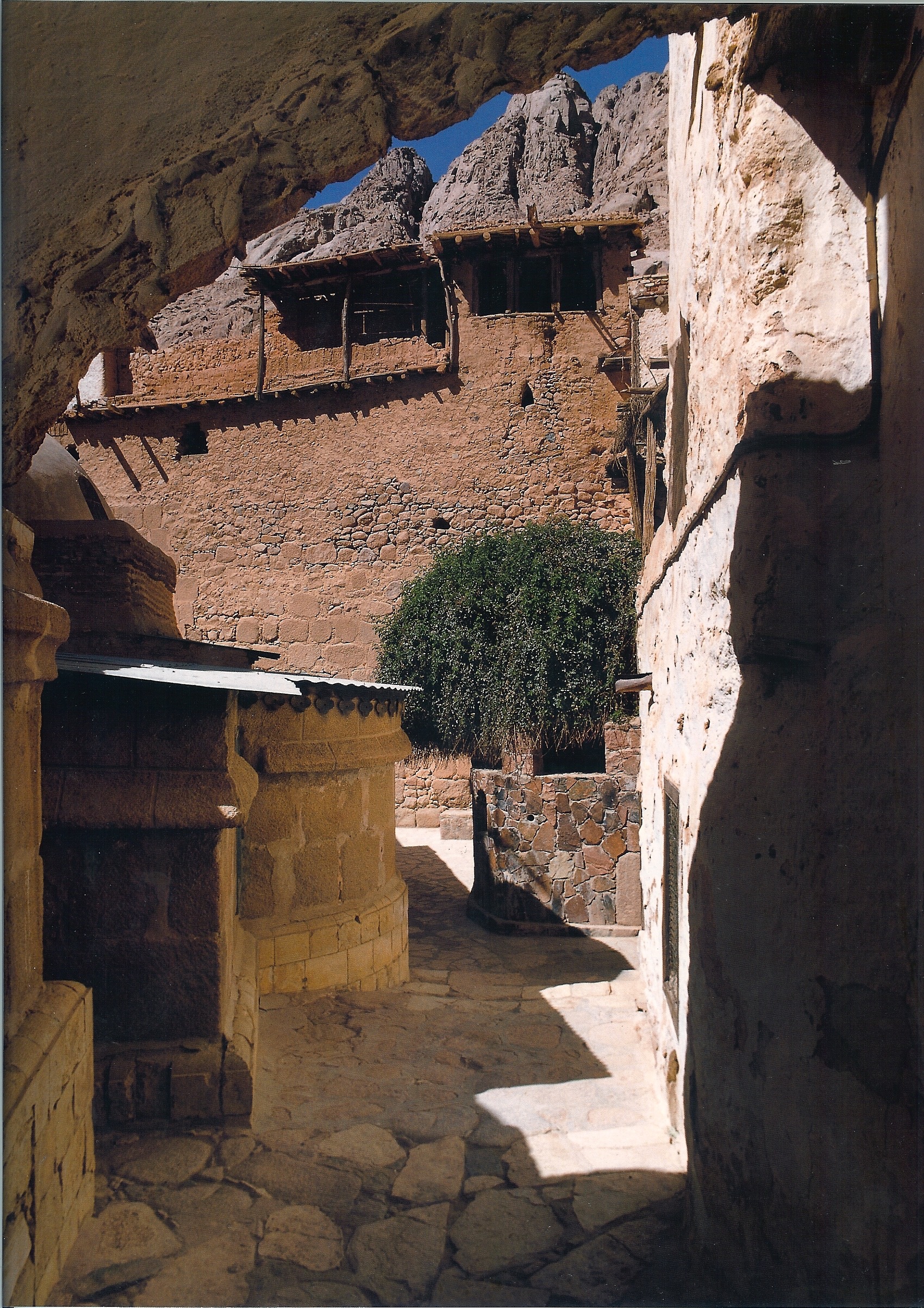 View of the Burning Bush at Saint Catherine's Monastery