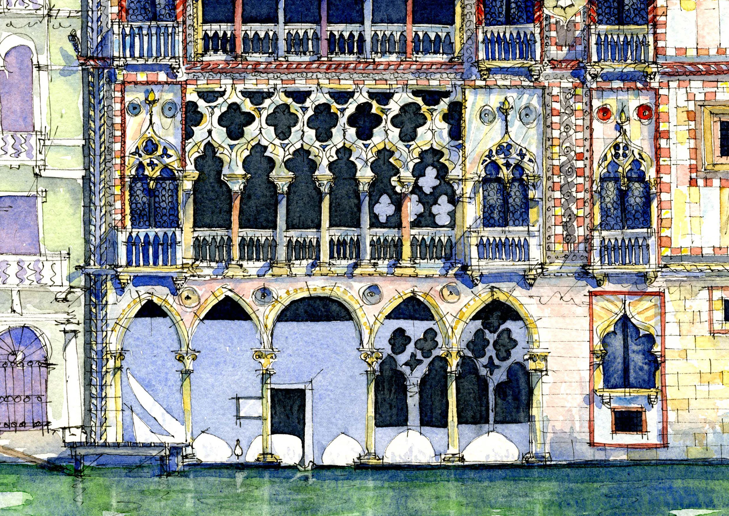0022-BrynHughes-Artist-Painting-Venice-CaD-Oro-01-Detail.jpg