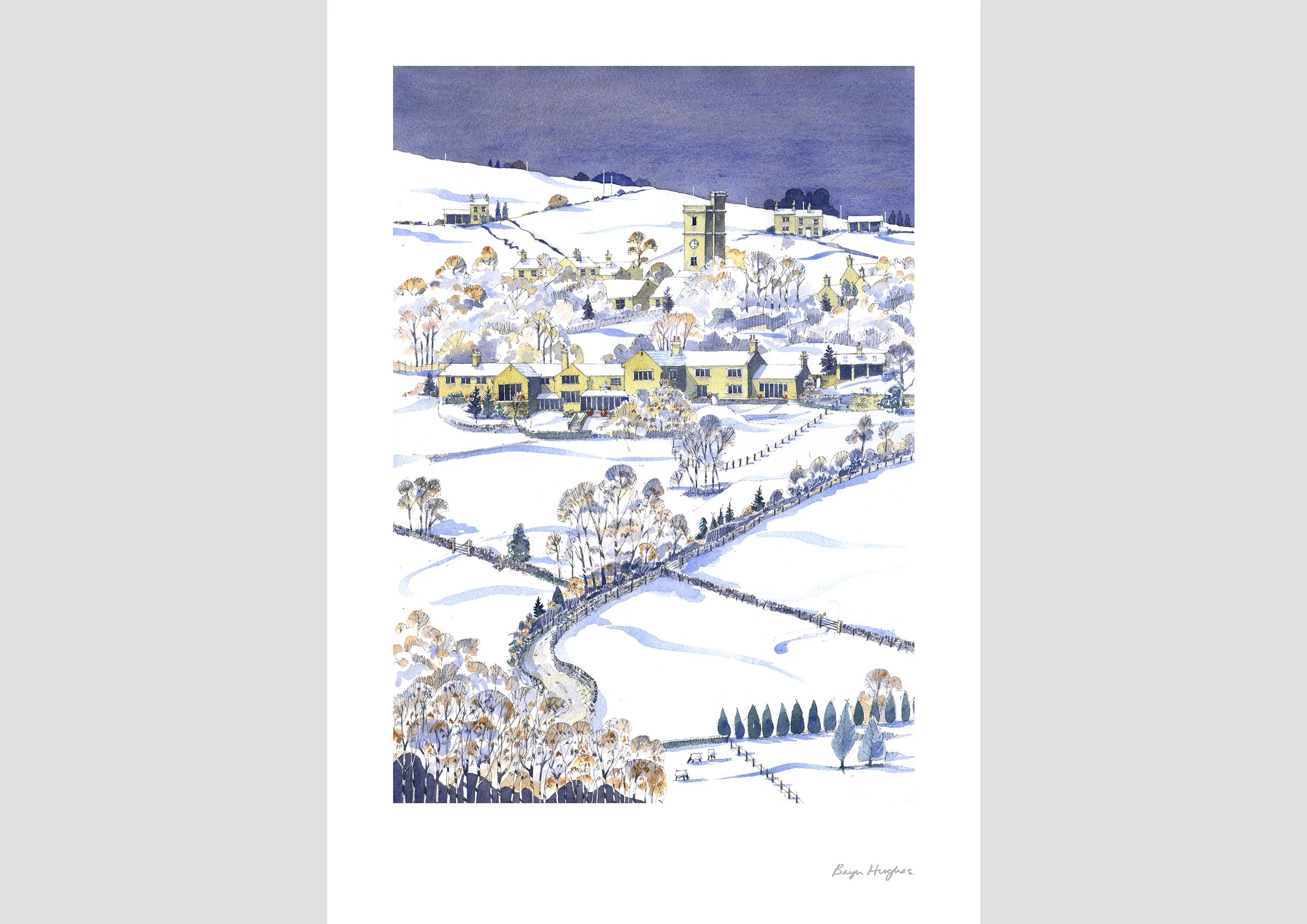 0079-BrynHughes-Artist-Painting-Sheffield-Lodge-Moor-Clock-Tower-and-the-Mayfield-Valley-ORD-T.jpg