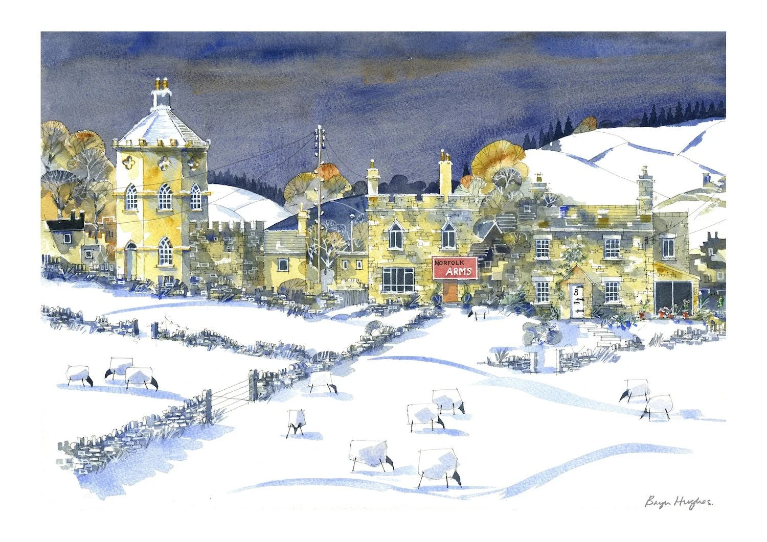 Web-My Ringinglow_Norfolk Arms in the snow.jpg