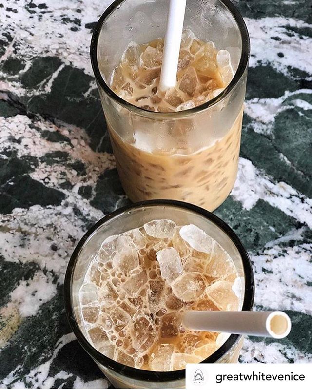Thanks @greatwhitevenice!
Iced coffee for you, iced coffee for me..