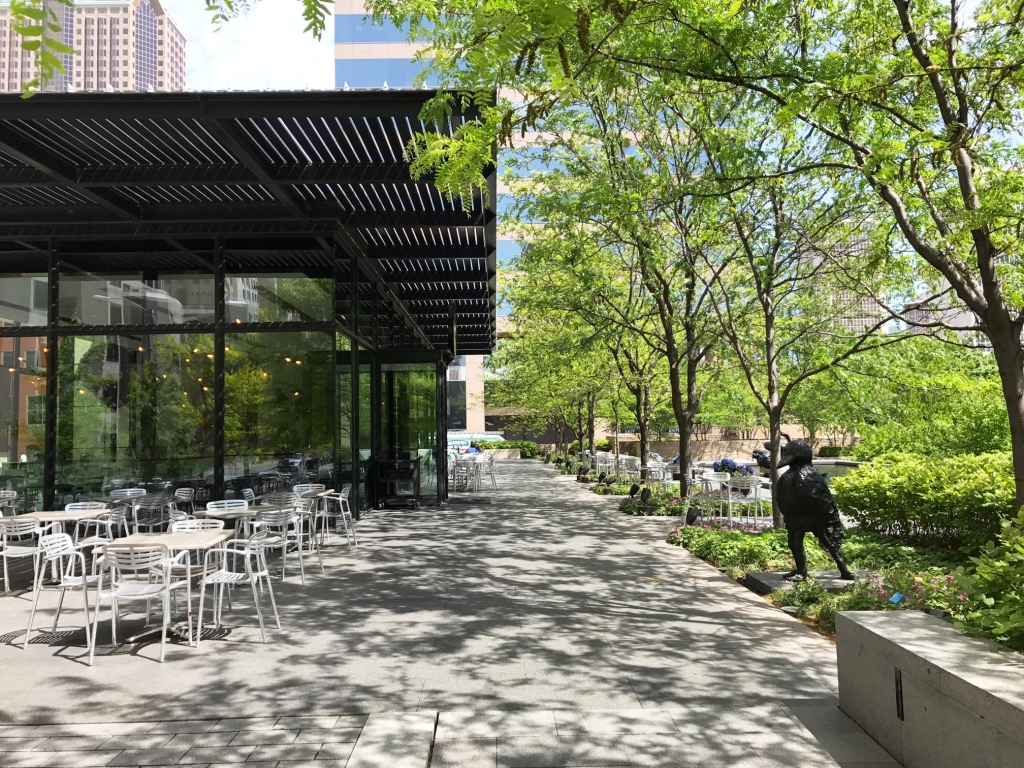 Celebrate with us under the stars in the unique urban oasis that is Citygarden