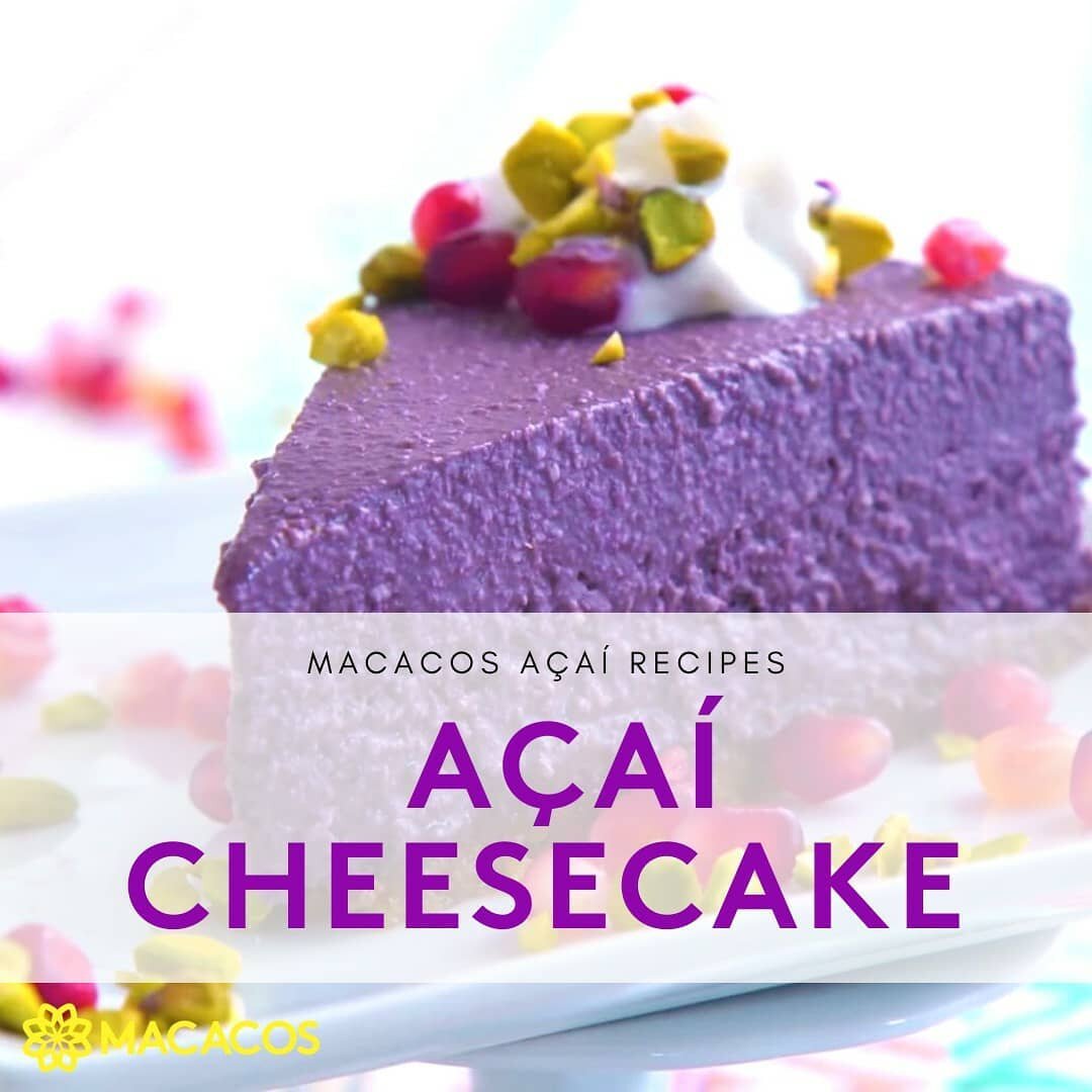Just. Make. This. Cheesecake. NOW!😍🤤🍇🙌

No words are really needed for this incredible A&ccedil;a&iacute; cheesecake, YUM!😍😍😍

Swipe 👉 for the recipe!

This recipe is originally from @mindovermunch!