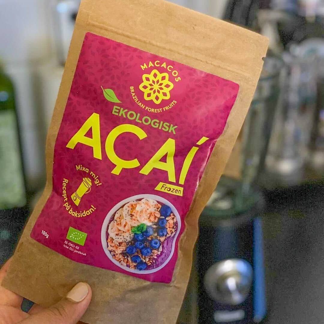 Whats your favorite recipe with Macaocs frozen A&ccedil;a&iacute;?🤤🍇🍇 Love this A&ccedil;a&iacute; Bowl by @fitnessbyliuza😍✨😍