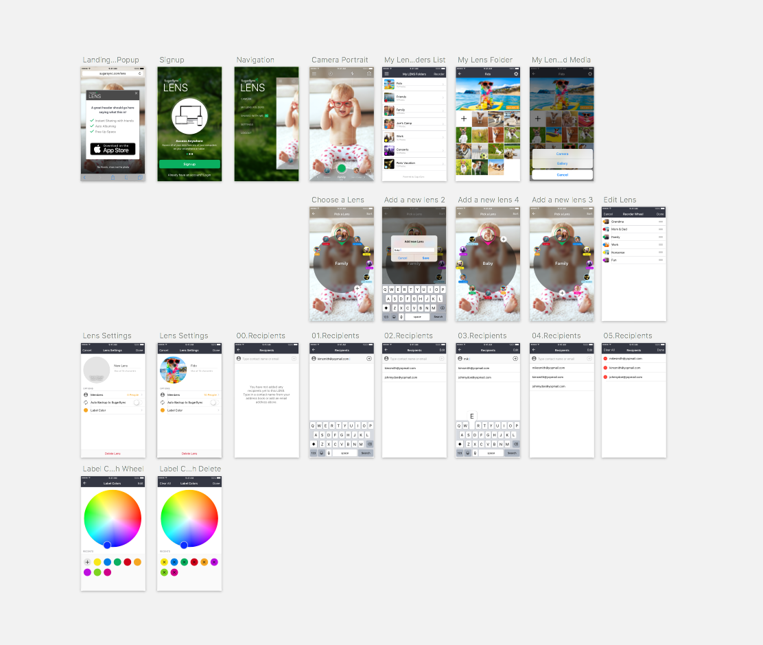 6. Visual Design Final step before development, lay out each screen in high-fidelity for developers to begin work.