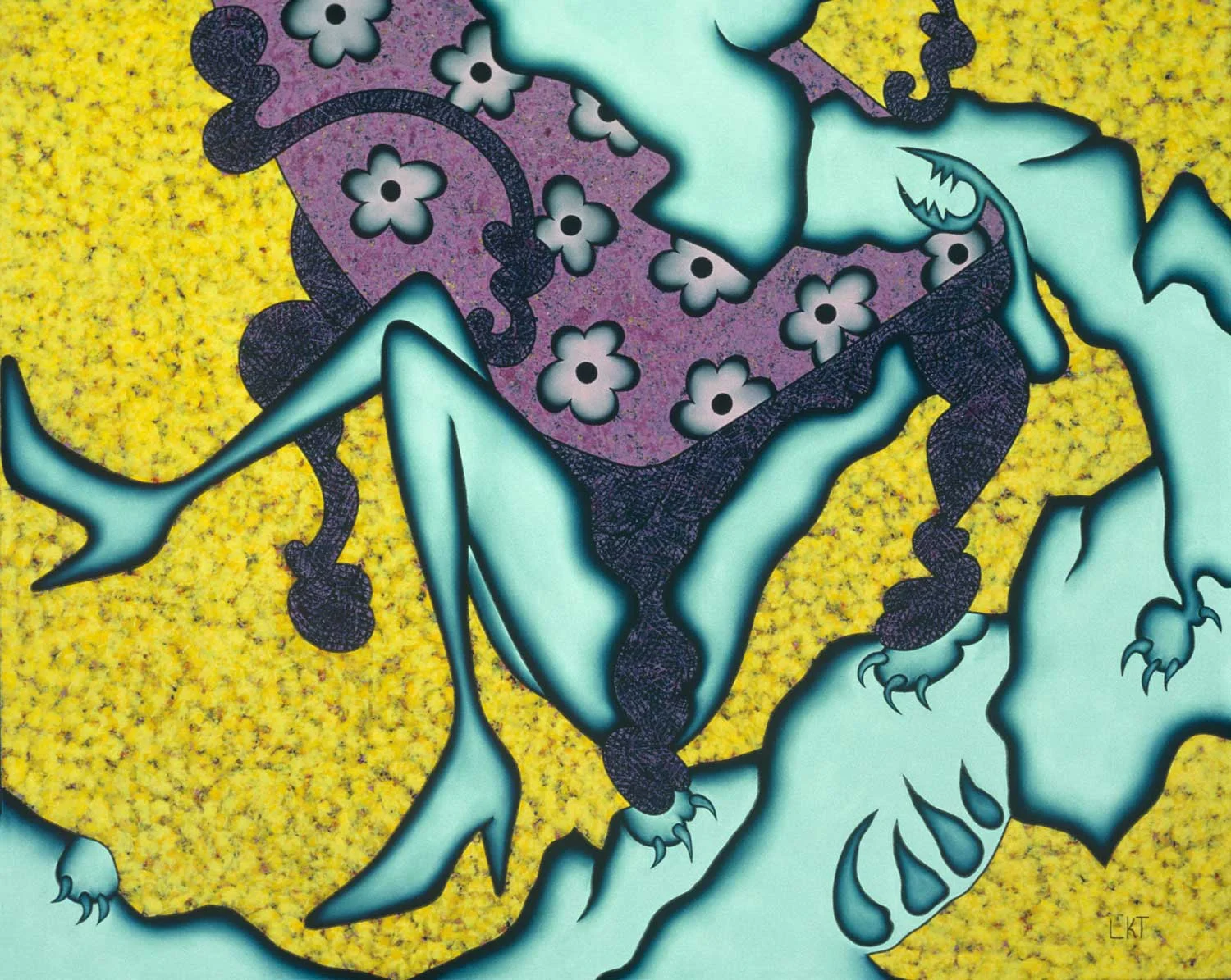 39” x 48” oil and acrylic on canvas