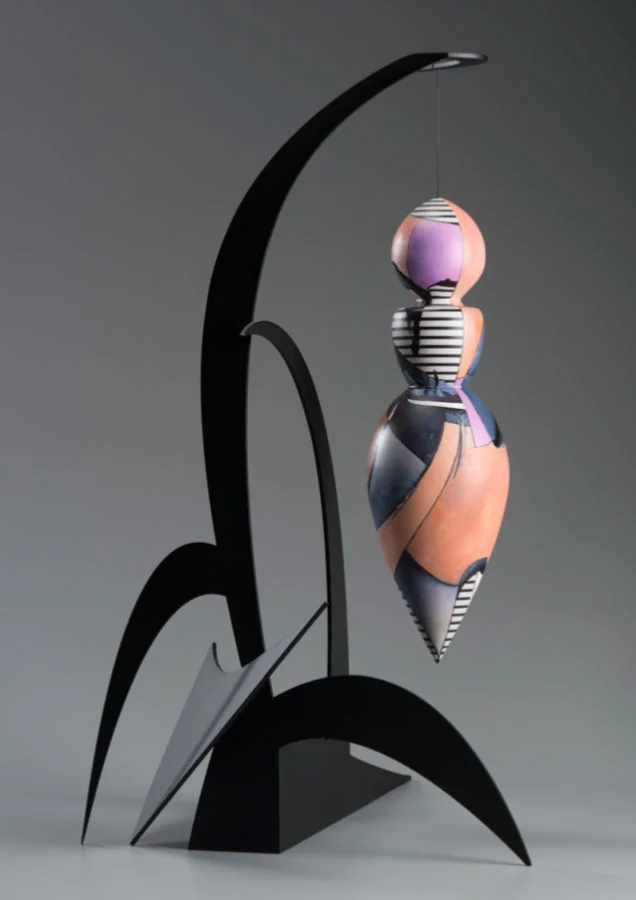 Emerging Venus 2 3D Print, Acrylic and Welded Steel (h) 32” x 31” x 17”