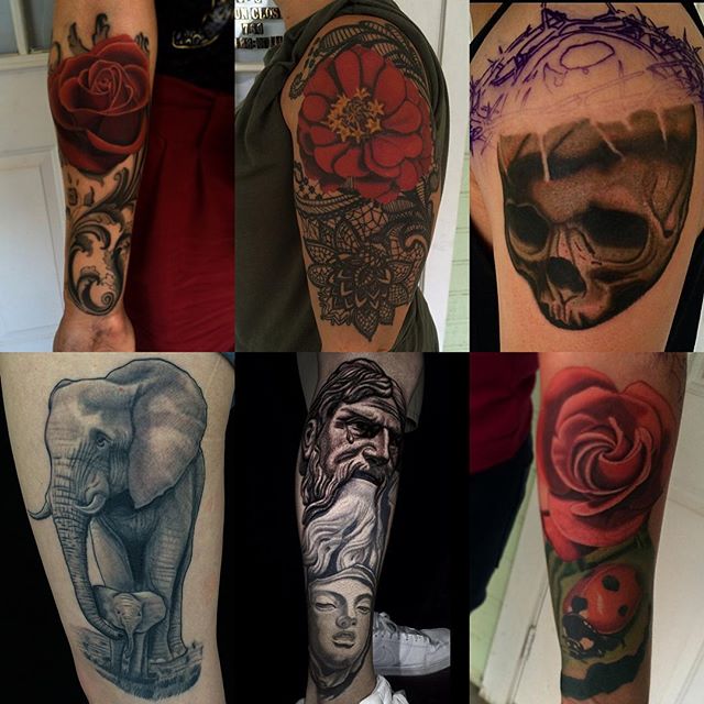 Here are some of my favorite tattoos I did in 2015. I hope to do more fun stuff in 2016. I'm booking appts now. Email me if you would like to get in mathewhurtado@gmail.com