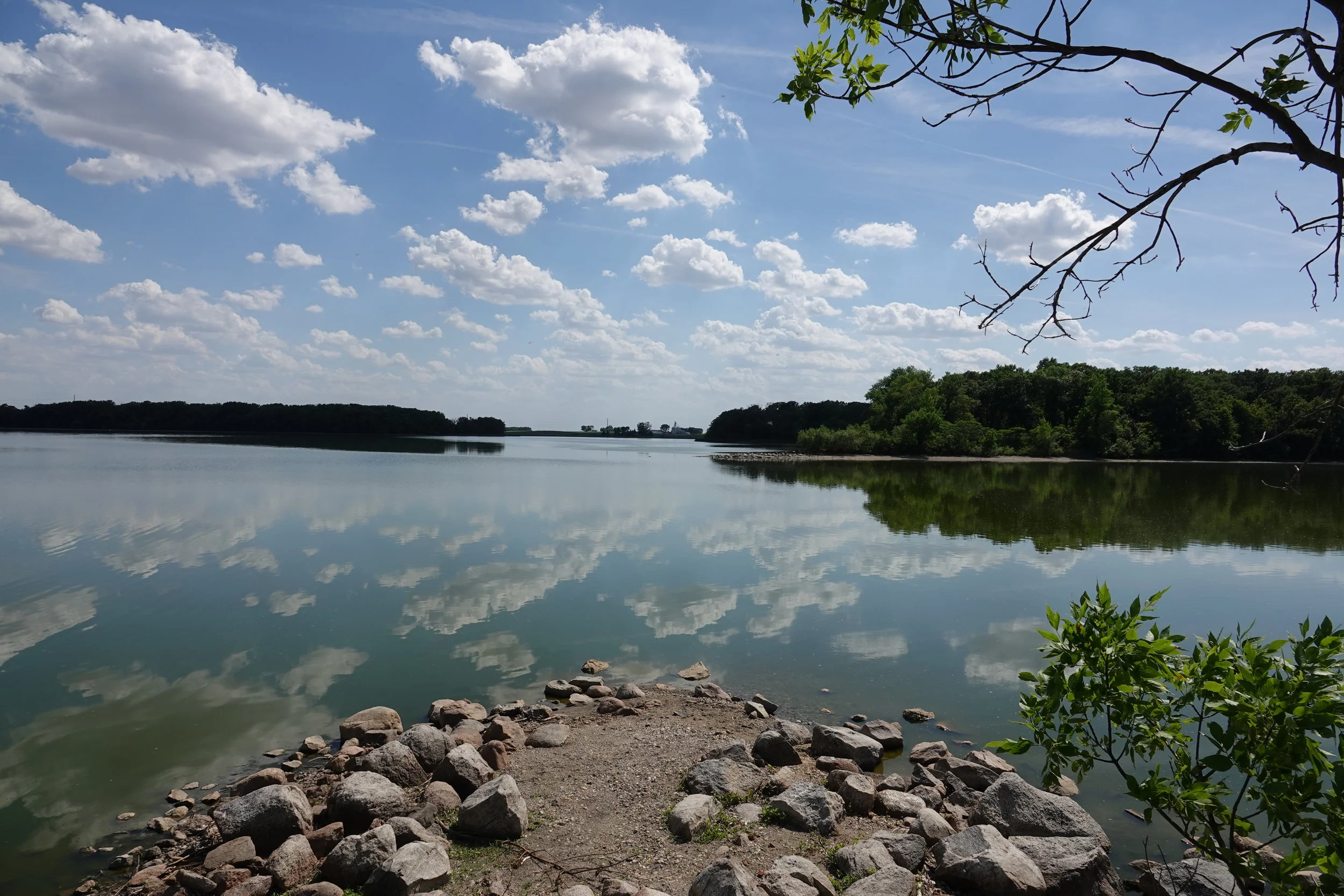 Is it northern Minnesota? No, it’s Freeborn Lake.