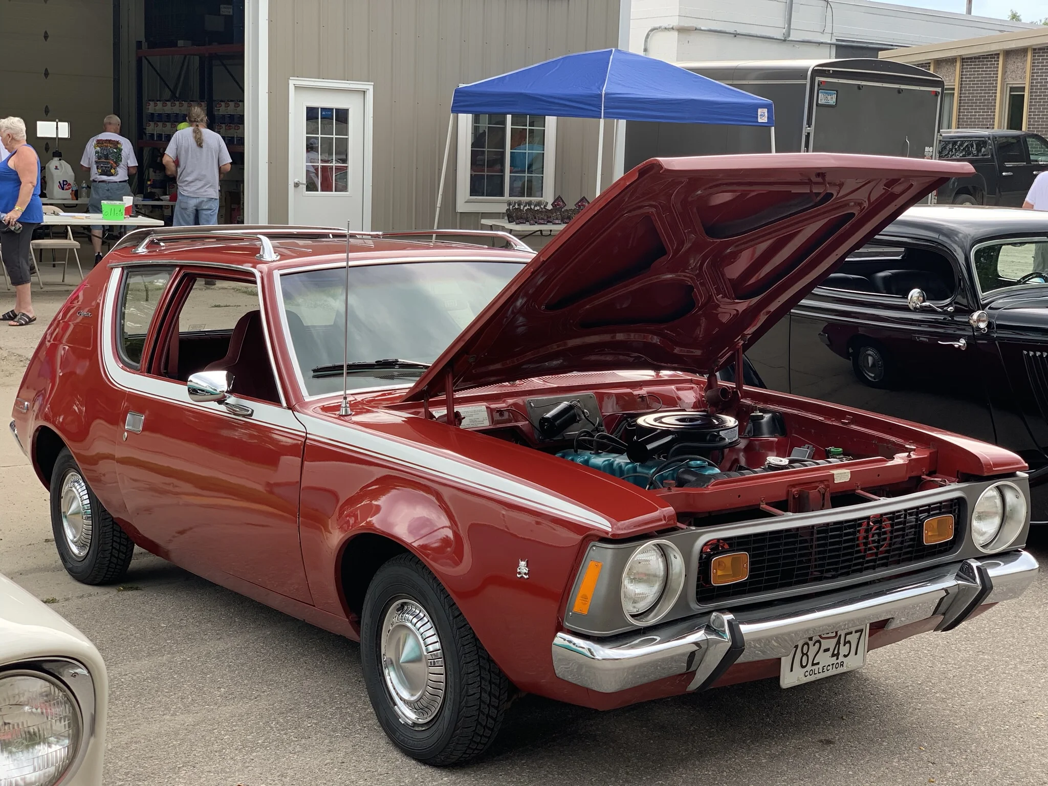 At the Farm & City Days car show in New Richland, Minnesota, a Gremlin has become a respected elder.