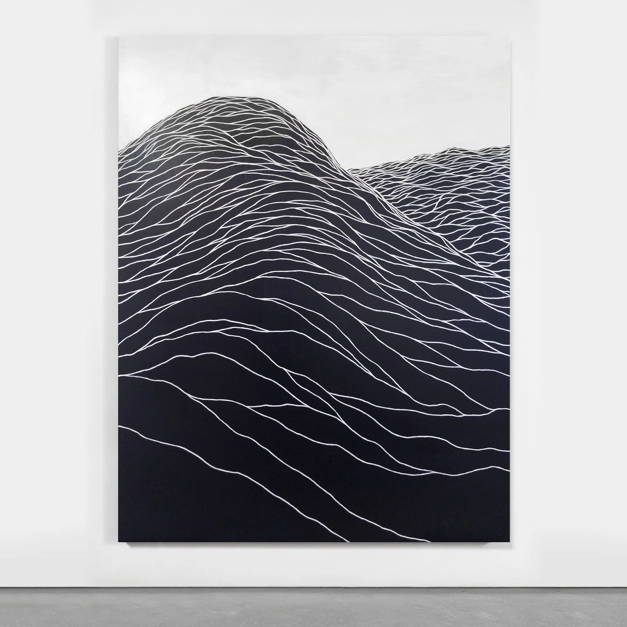 Untitled (Wave IX) 183 x 133cm Acrylic on Canvas SOLD