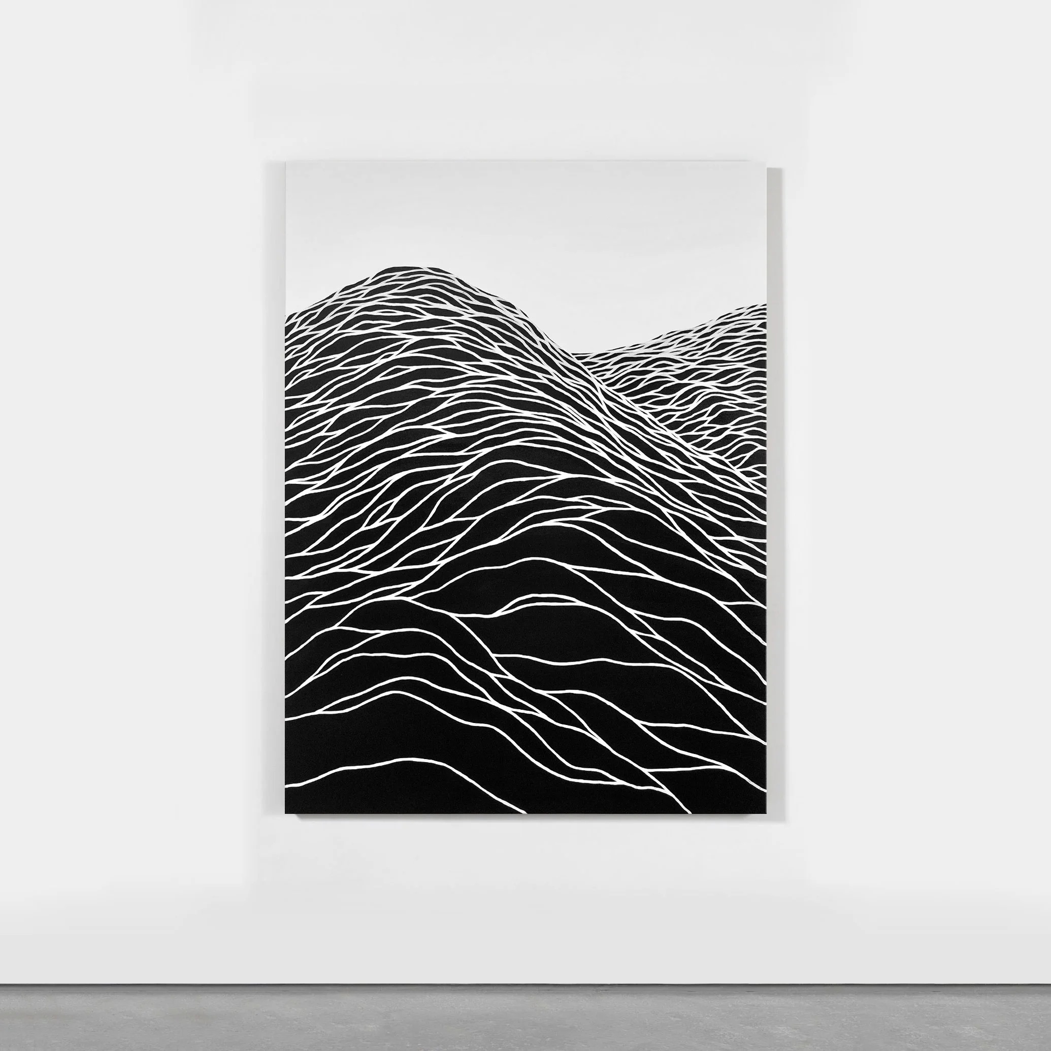 Untitled (Wave IV) 120 x 90cm Acrylic on Canvas SOLD