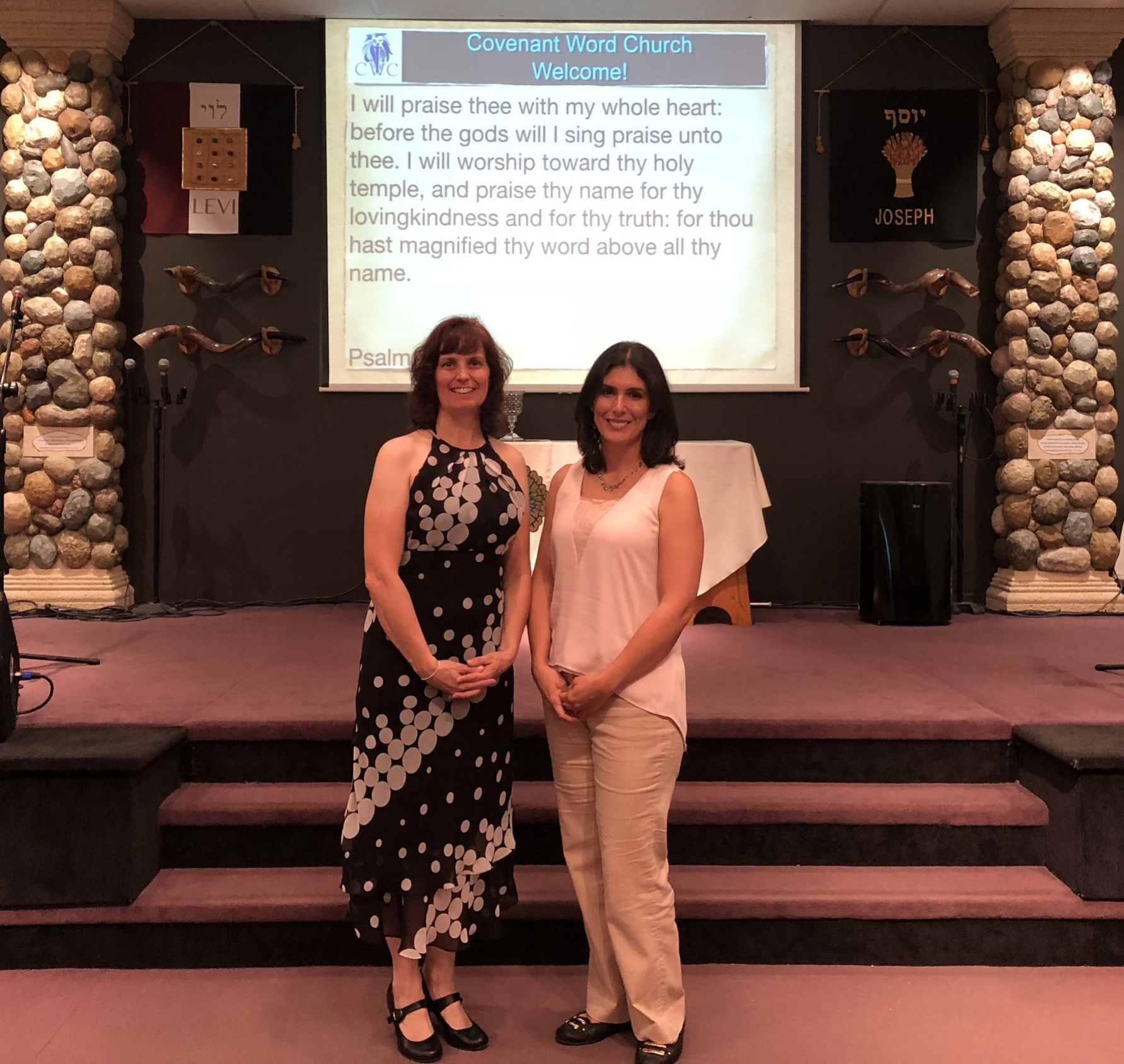 Left to Right: Deaconess Jennifer Sisco and Deaconess Saray Snyder