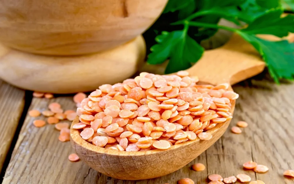 Red Lentils with Sweet Potato and Apricots