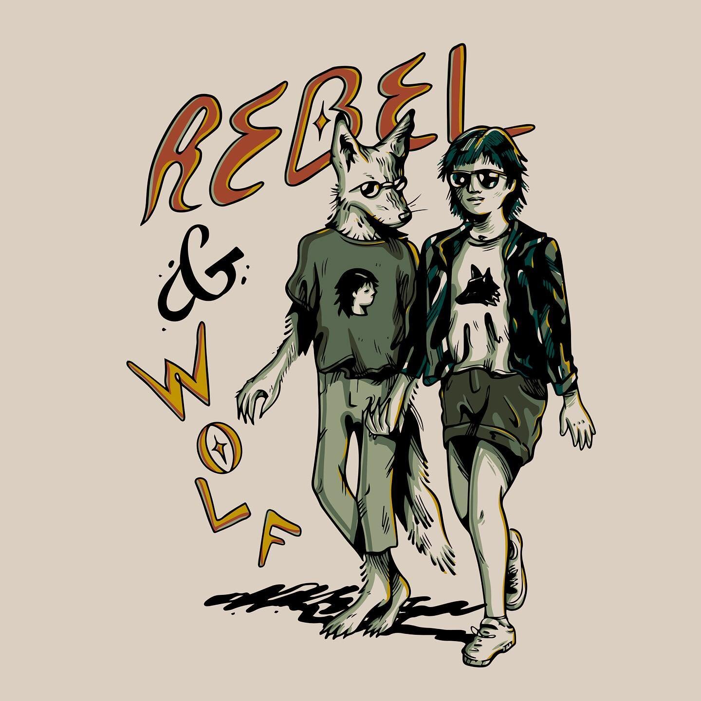 I was hired by some old friends in Philly to do a series of illustrations for their coffee shop @rebelandwolf !!! Here is one of the series. 

This one makes me giggle the most! 😂 if your in Philly please go to their shop in south Philly a couple of