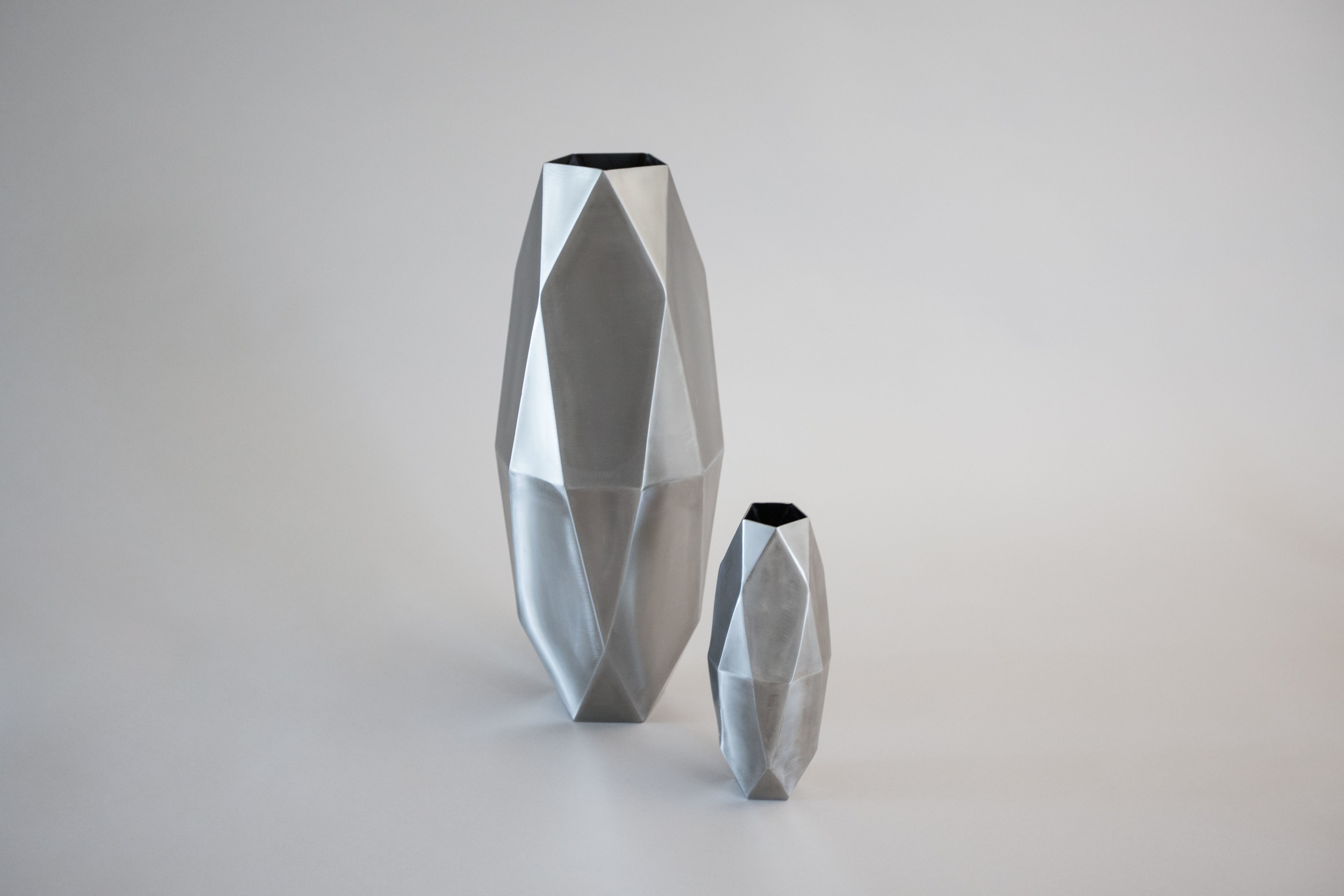 Geo Vase by Elektra Steel