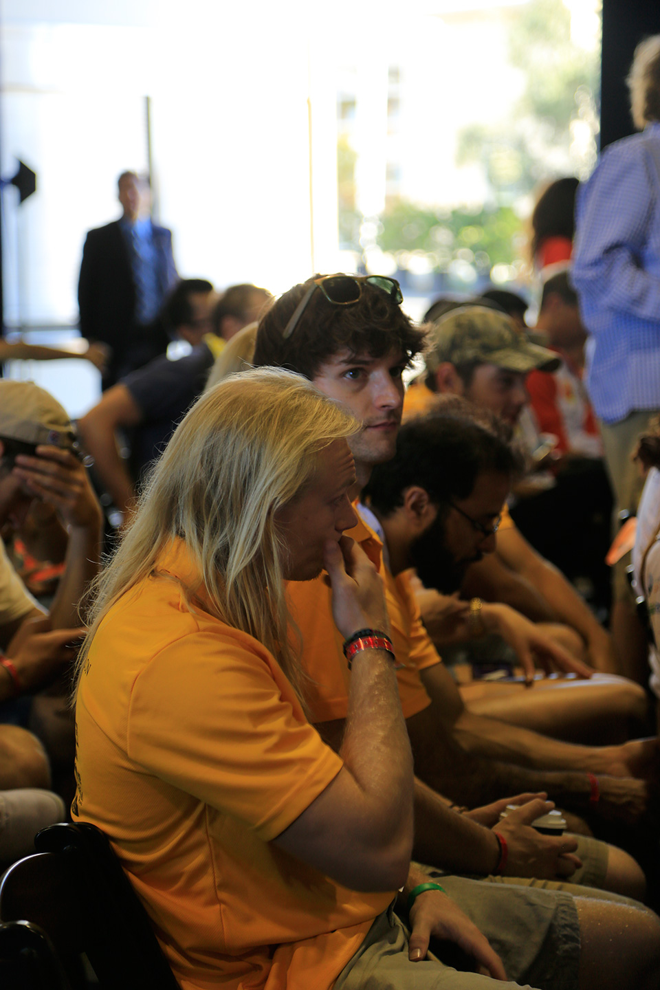 Photo of our row at the opening ceremony.