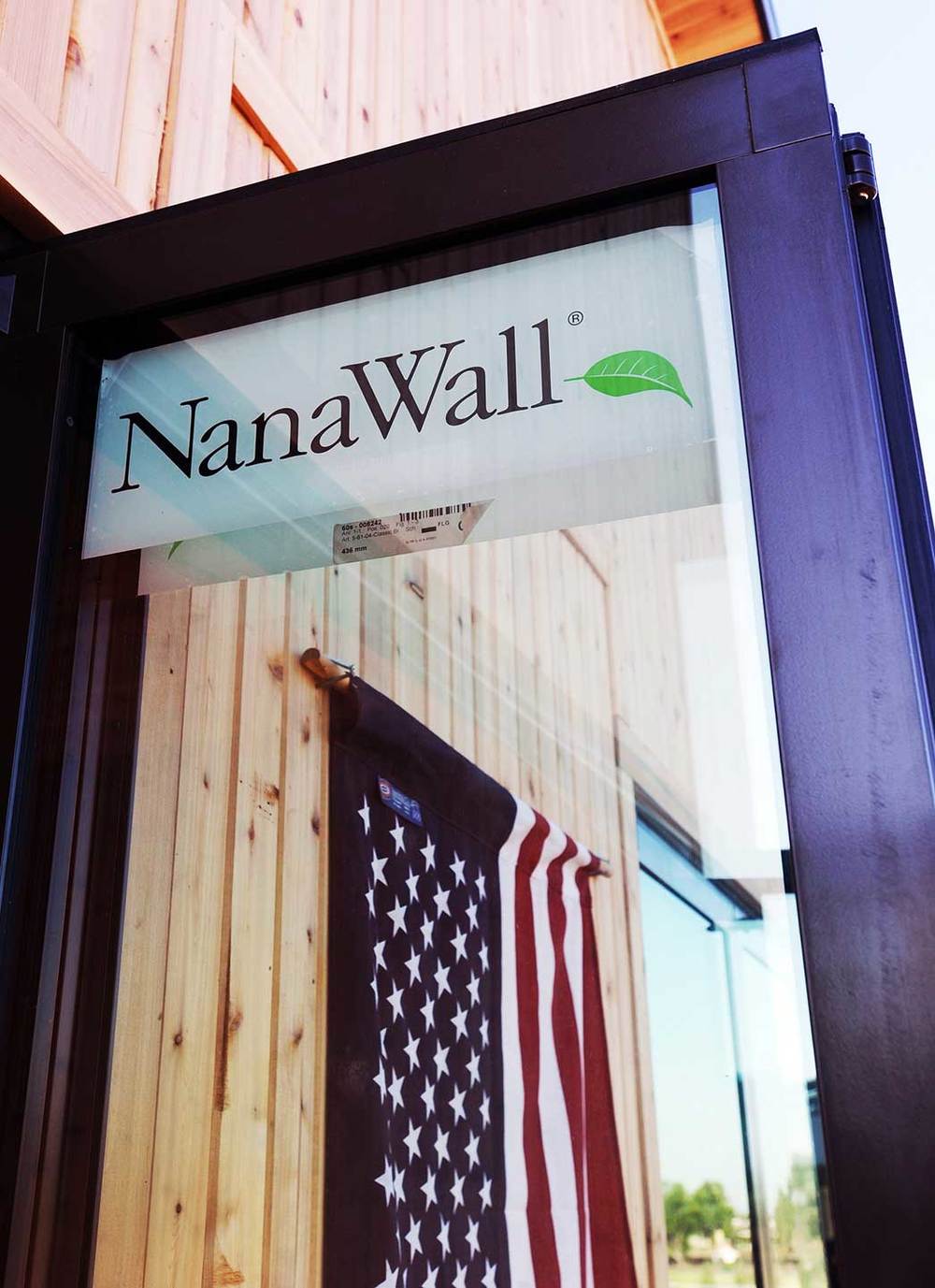 Our NanaWall doors.