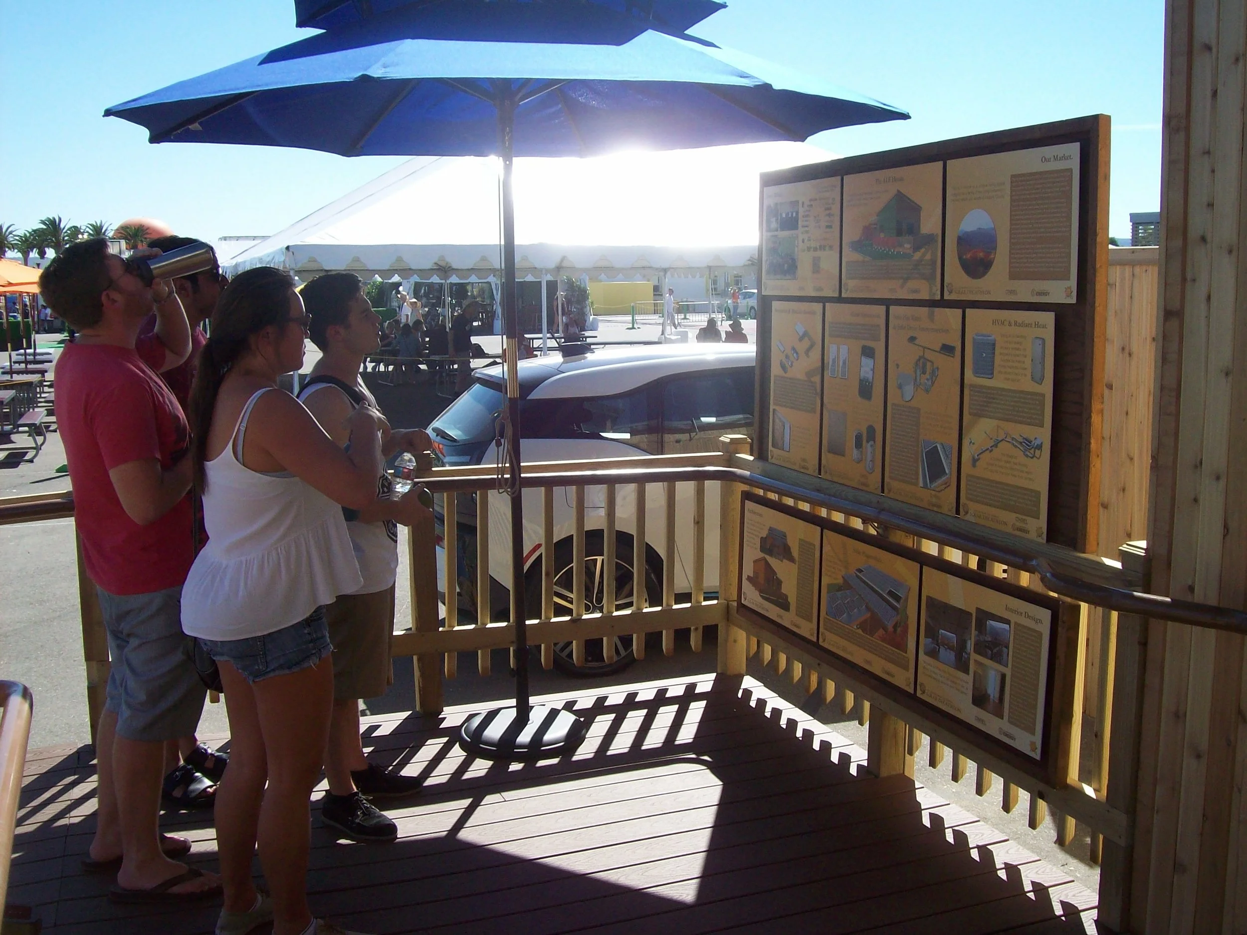    Team Alfred Posters   (On Display) shadow mounted on stained maple printed on PVC [10] 16 x 24 in.&nbsp;  Presented at the Entrance Ramp to Team Alfred's Solar House.   Alf House Exhibition  —&nbsp;Fall 2015 —&nbsp; U.S. Department of Energy Solar