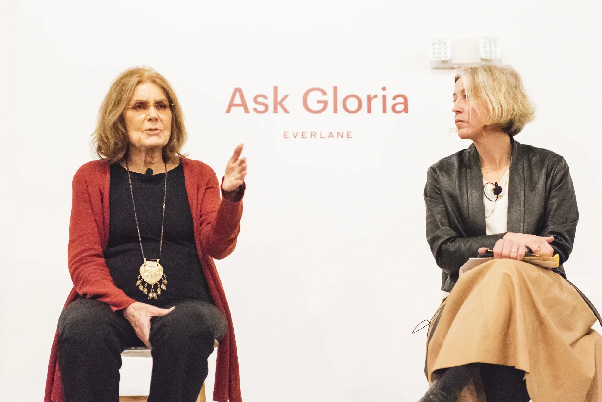 Q&A with Gloria Steinem.