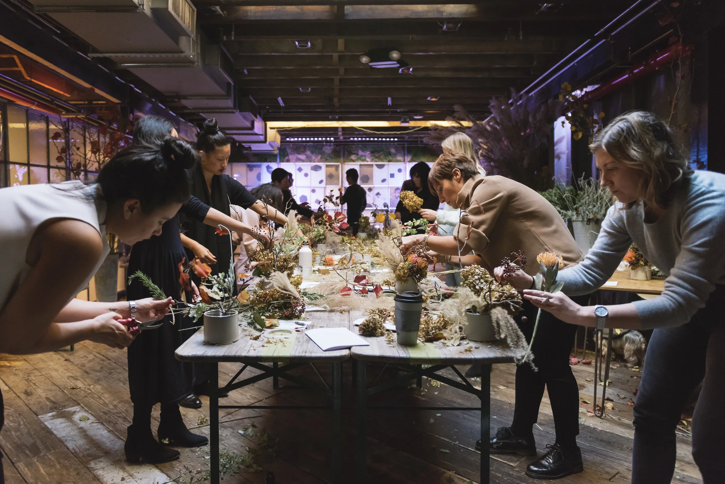 FDK Florals Wild Autumn Floral Arrangement Workshop